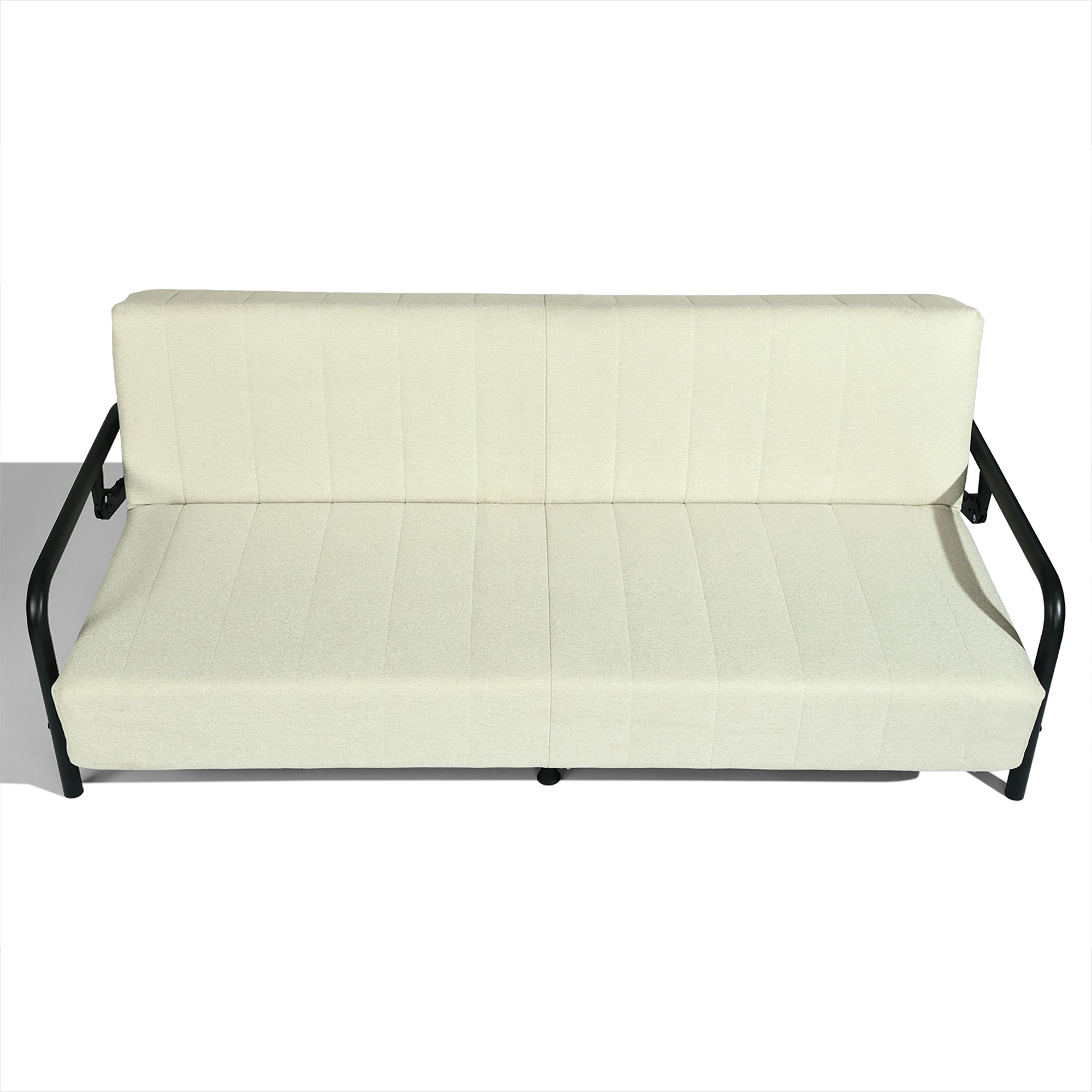 Homy Casa CLICKO 78" 3 Seater Sofa Bed Convertible Sleeper, Beige