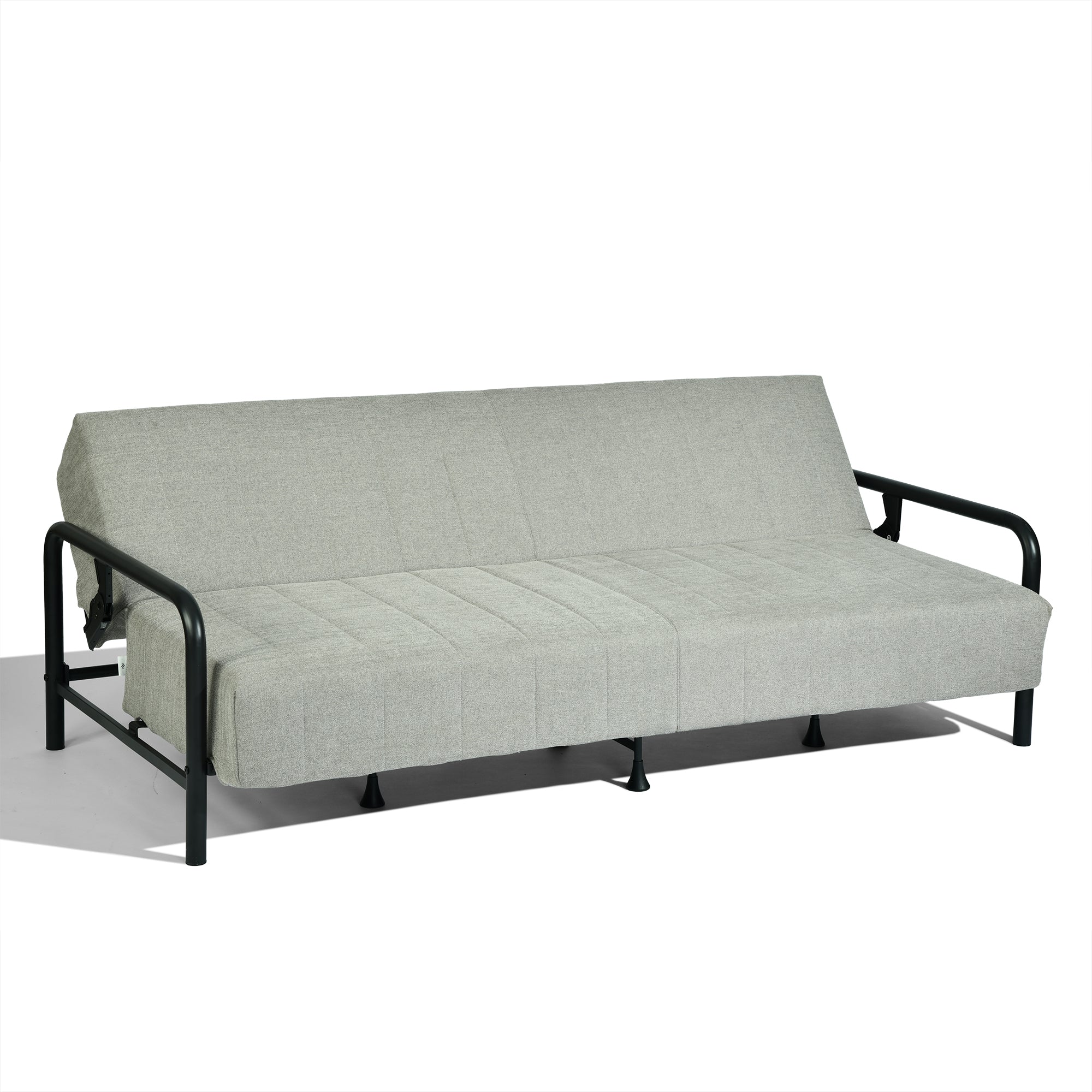 Homy Casa CLICKO 78" 3 Seater Sofa Bed Convertible Sleeper, Grey, Open Box