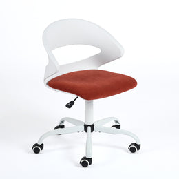 Dot White PP Adjustable Height Swivel Desk Chair
