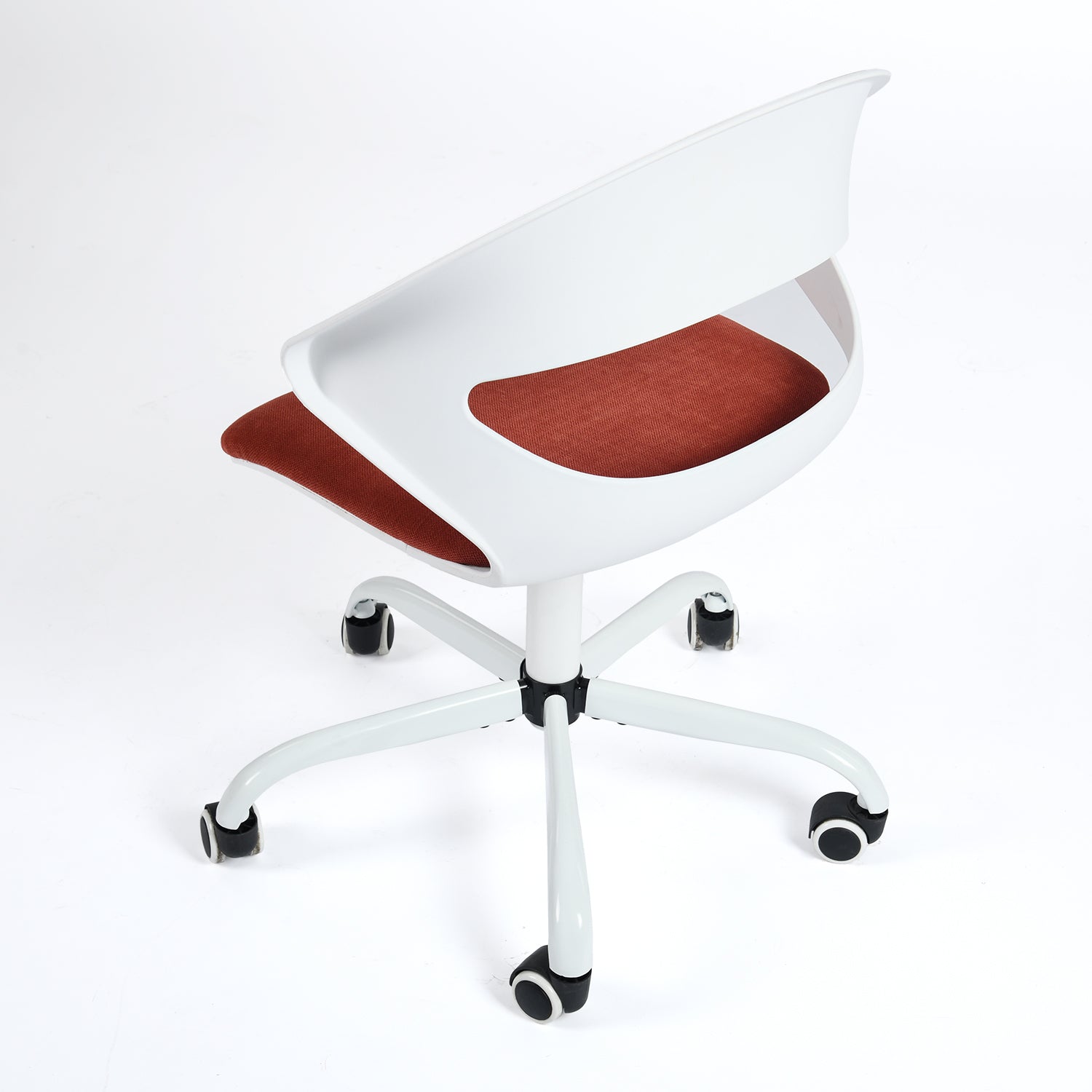 Dot White PP Adjustable Height Swivel Desk Chair - HomyCasa - HomyCasa