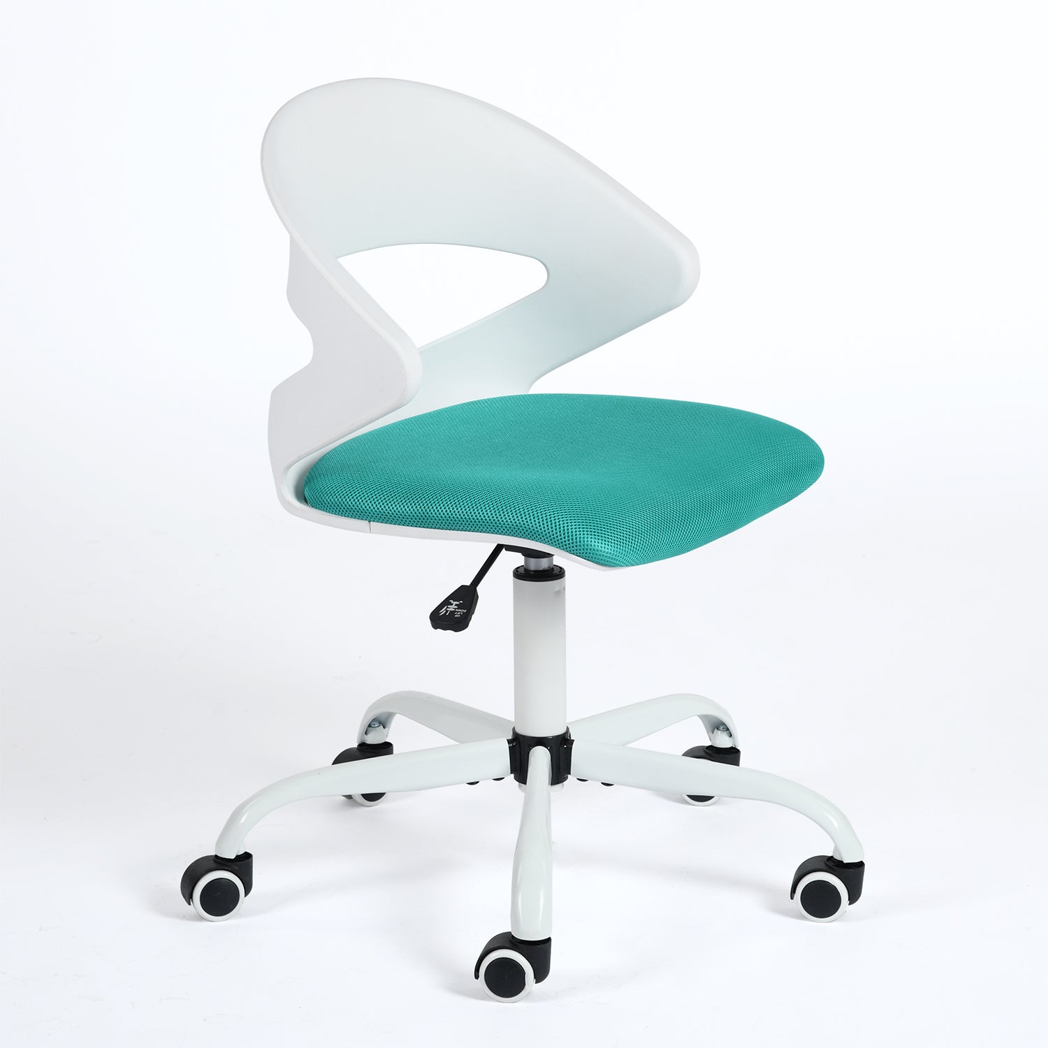 Dot White PP Adjustable Height Swivel Desk Chair - HomyCasa - HomyCasa
