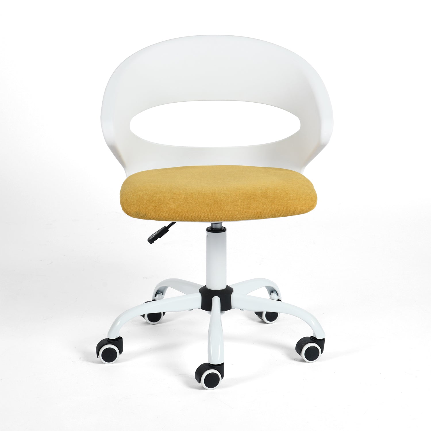 Dot White PP Adjustable Height Swivel Desk Chair - HomyCasa - HomyCasa