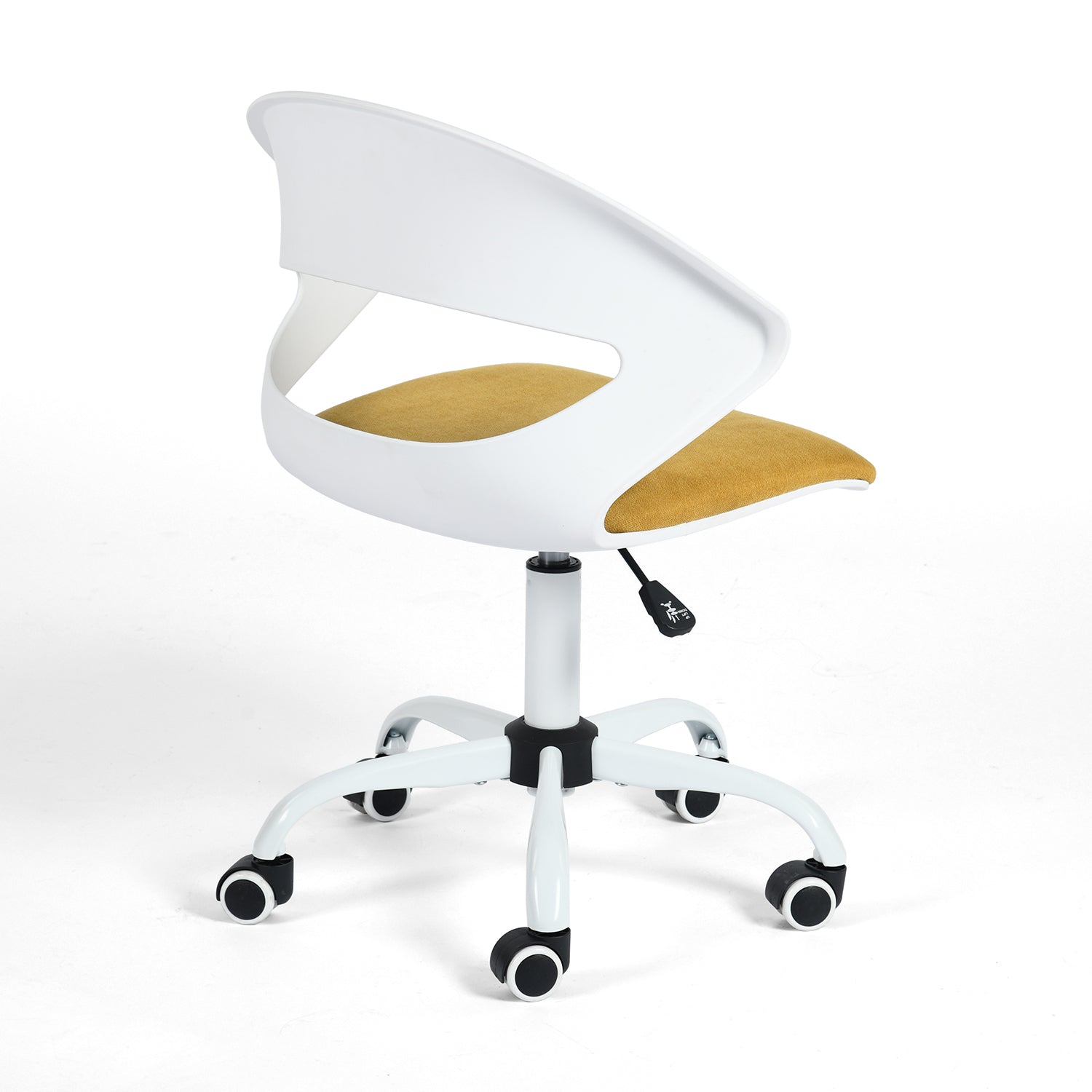 Dot White PP Adjustable Height Swivel Desk Chair - HomyCasa - HomyCasa