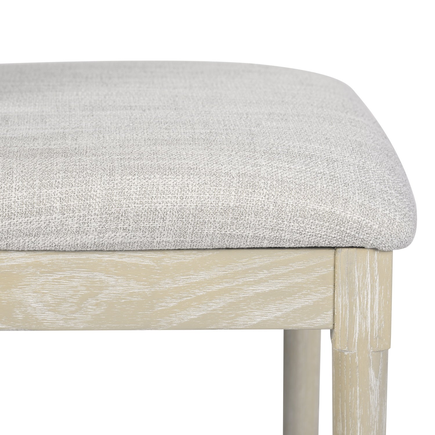 Open Box Homy Casa EIKKI HIGH BAR GREY 19.69" W x 22.05" D x 42.13" H Bar Stool for Home and Workspace