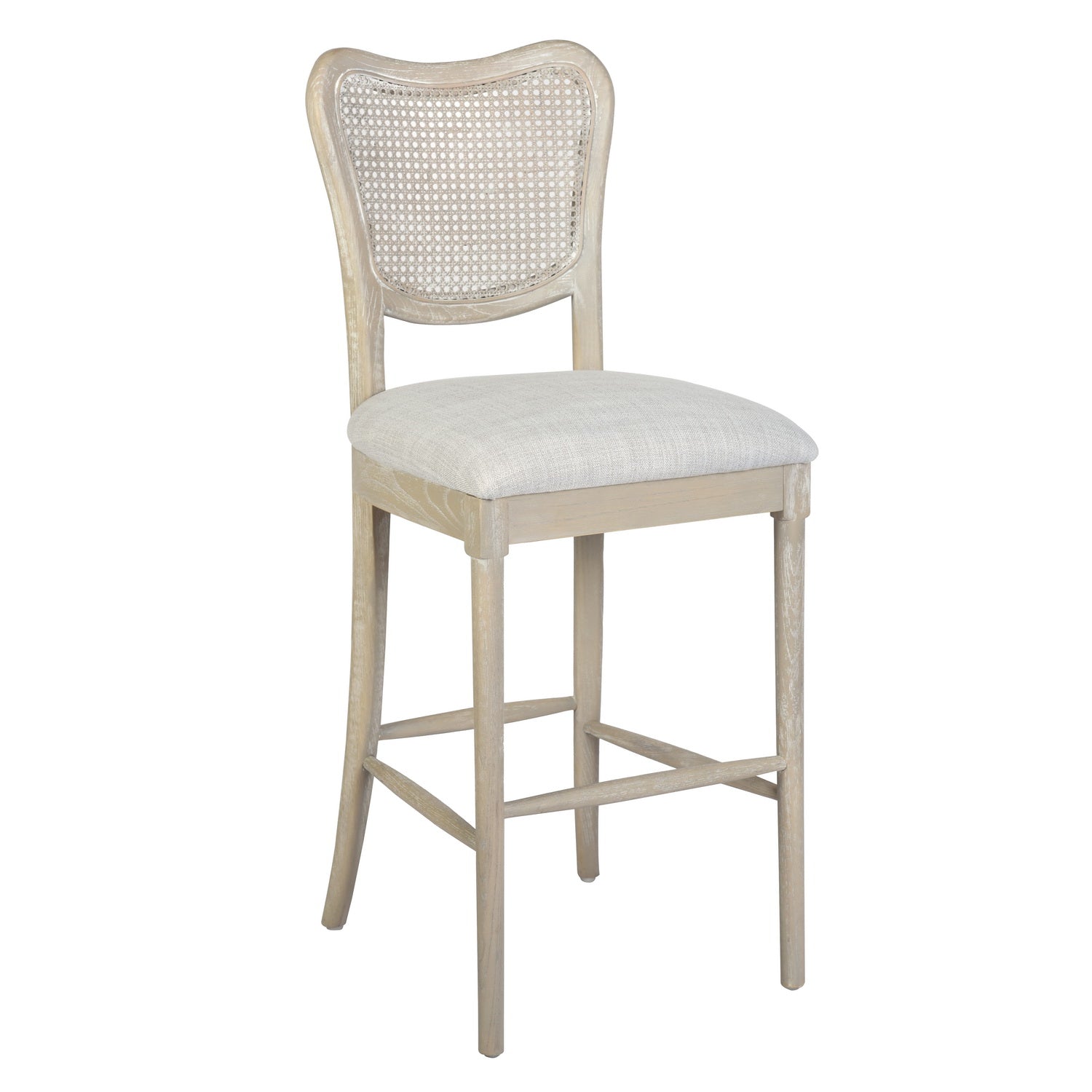 Open Box Homy Casa EIKKI HIGH BAR GREY 19.69" W x 22.05" D x 42.13" H Bar Stool for Home and Workspace