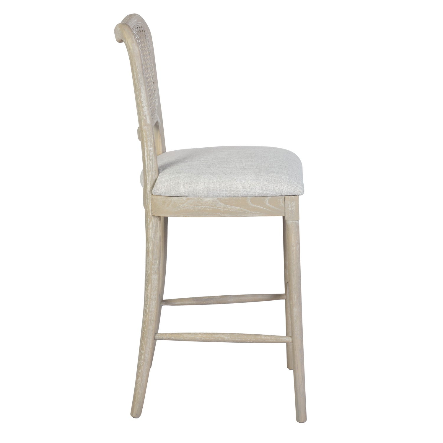 Open Box Homy Casa EIKKI HIGH BAR GREY 19.69" W x 22.05" D x 42.13" H Bar Stool for Home and Workspace