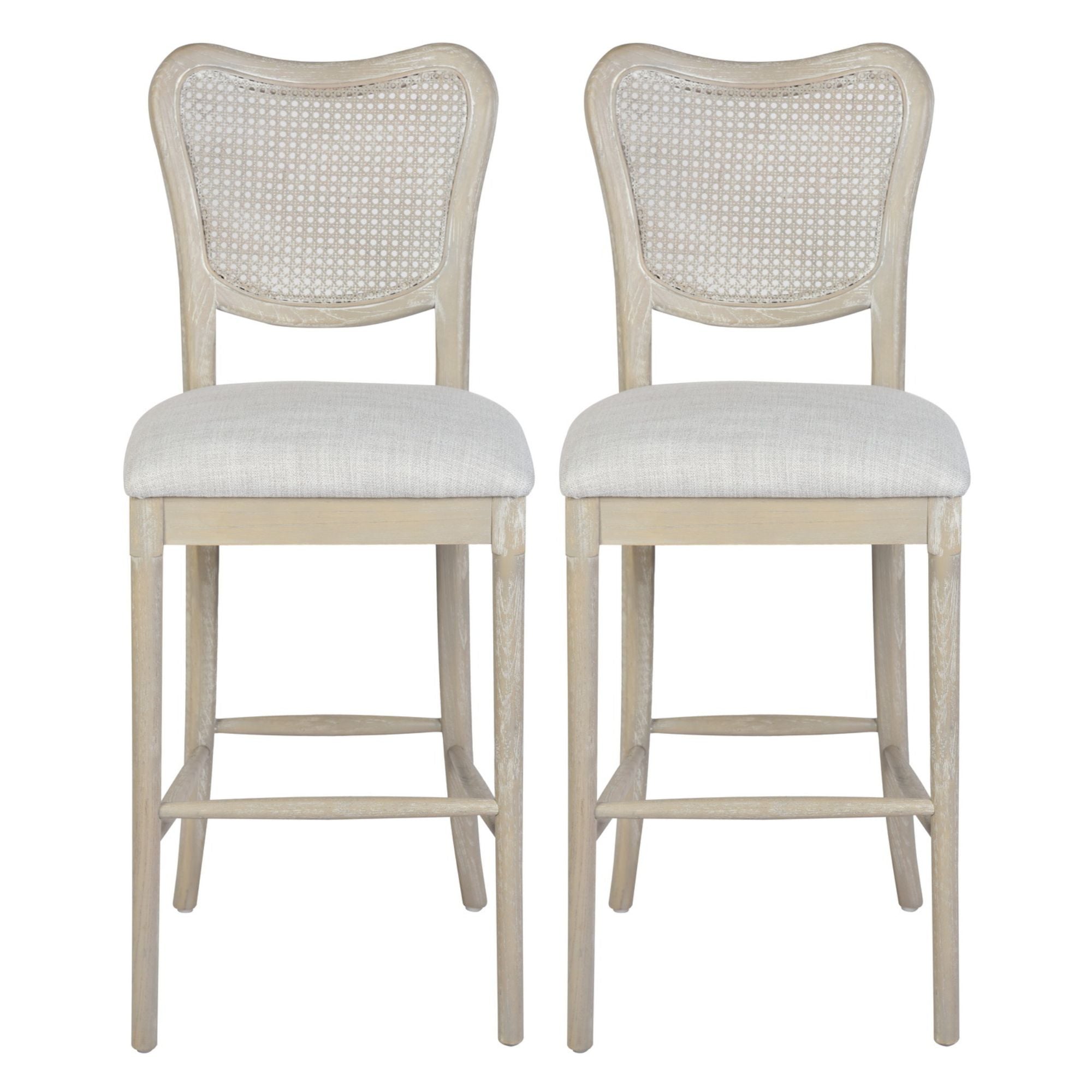 Open Box Homy Casa EIKKI HIGH BAR GREY 19.69" W x 22.05" D x 42.13" H Bar Stool for Home and Workspace
