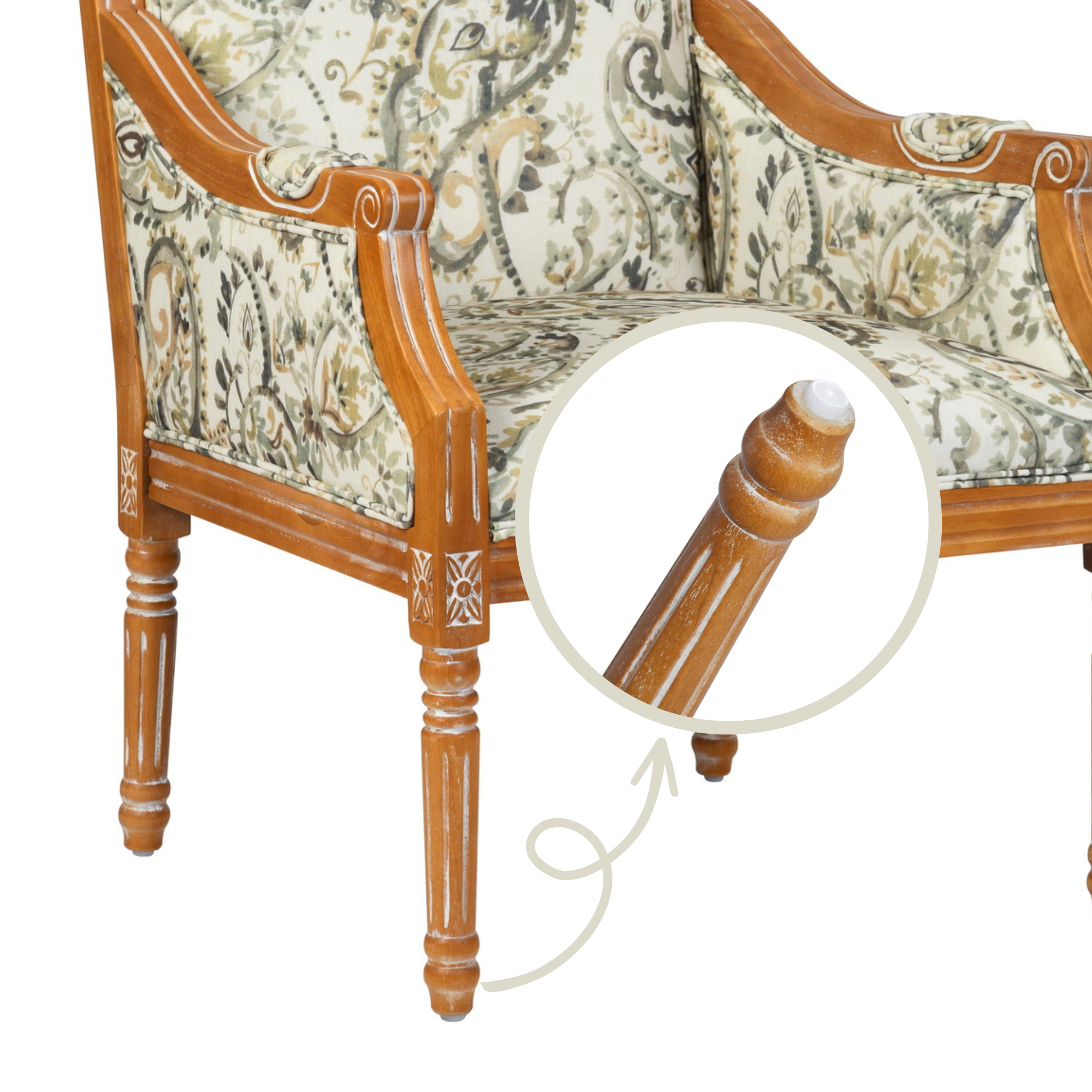 Open Box Homy Casa ERIQ SY Leisure Chair "28.54'' W x 29.13'' D x 38.98'' H" Modern Armchair for Living Room, Bedroom, Office