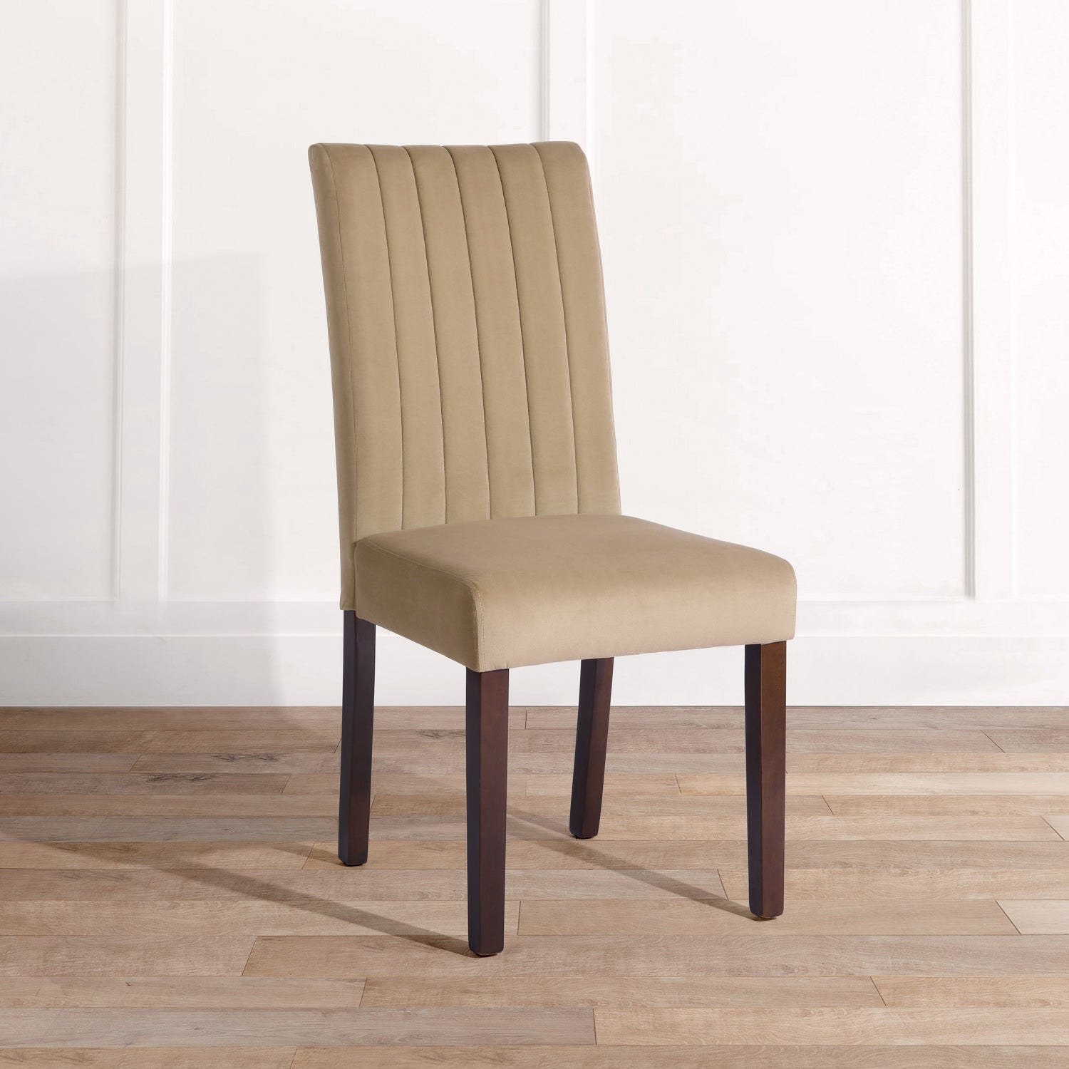 Open Box Homy Casa FAWN TAUPE A "18.11'' W x 24.02'' D x 40.16'' H" Dining Chair for Kitchen & Dining Room
