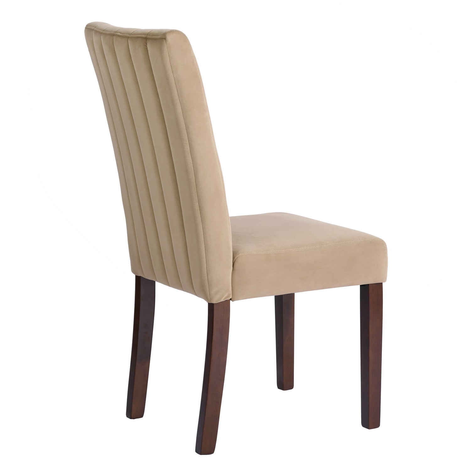 Open Box Homy Casa FAWN TAUPE A "18.11'' W x 24.02'' D x 40.16'' H" Dining Chair for Kitchen & Dining Room