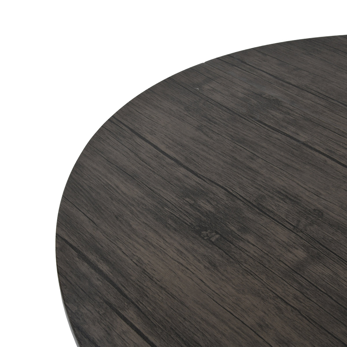 Fontana Modern 39.4" Round Dining Table with Criss-Cross Metal Legs