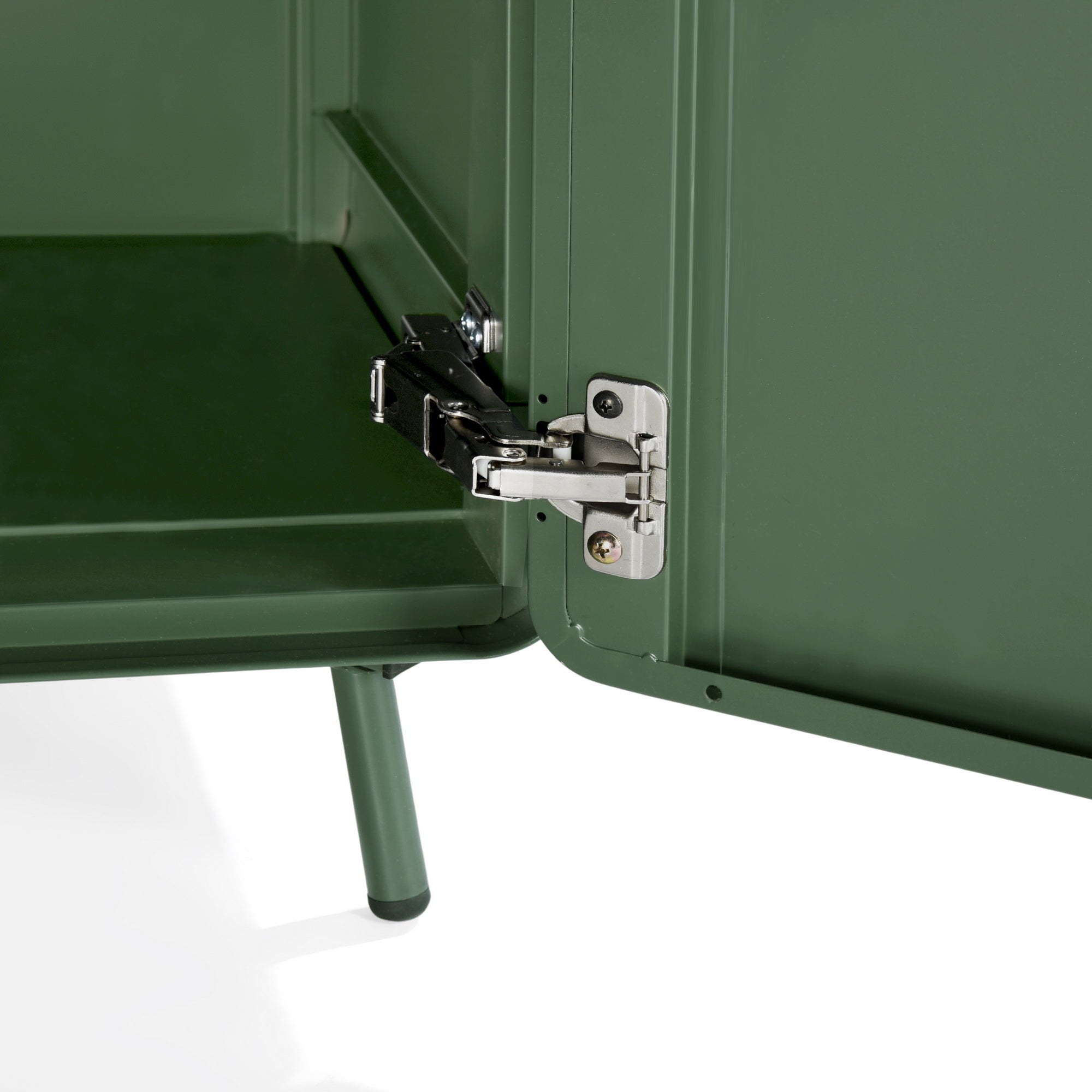 Homy Casa FORESTLINE Hallway Cabinet Cactus Green "15.75" W x 15.75" D x 53.94" H Storage Locker