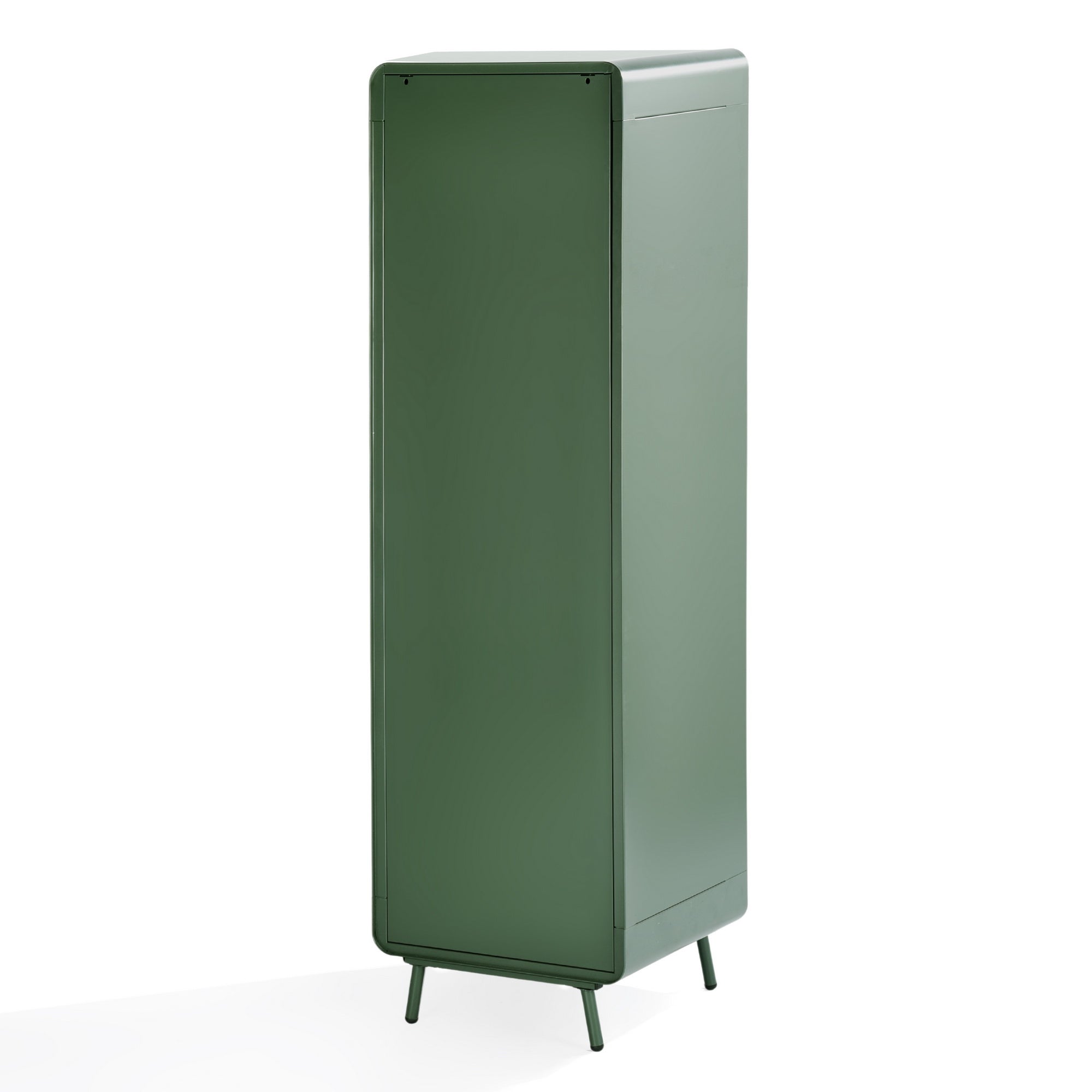 Homy Casa FORESTLINE Hallway Cabinet Cactus Green "15.75" W x 15.75" D x 53.94" H Storage Locker