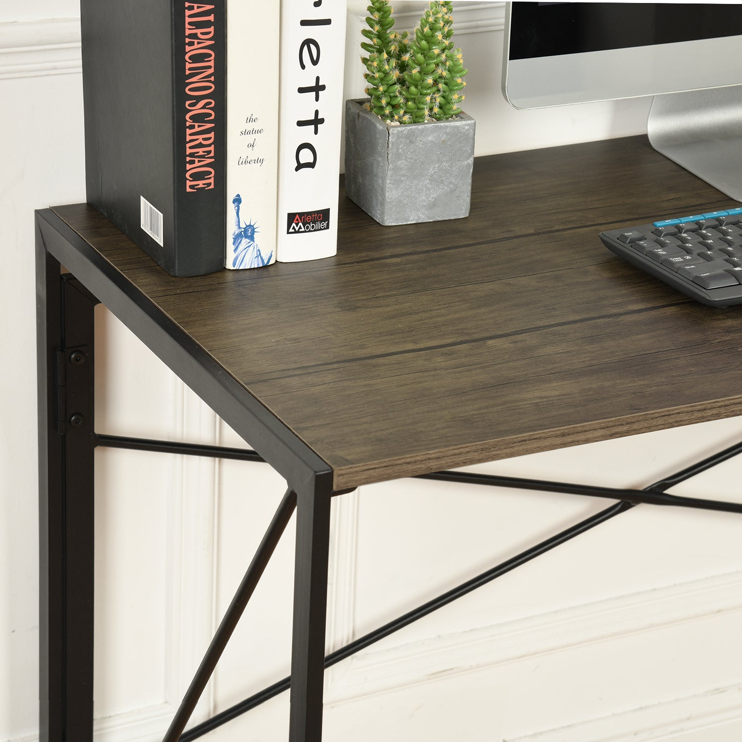 Homy Casa HARPER 246T 47.2" Computer Desk for Home Office Workspace Open Box