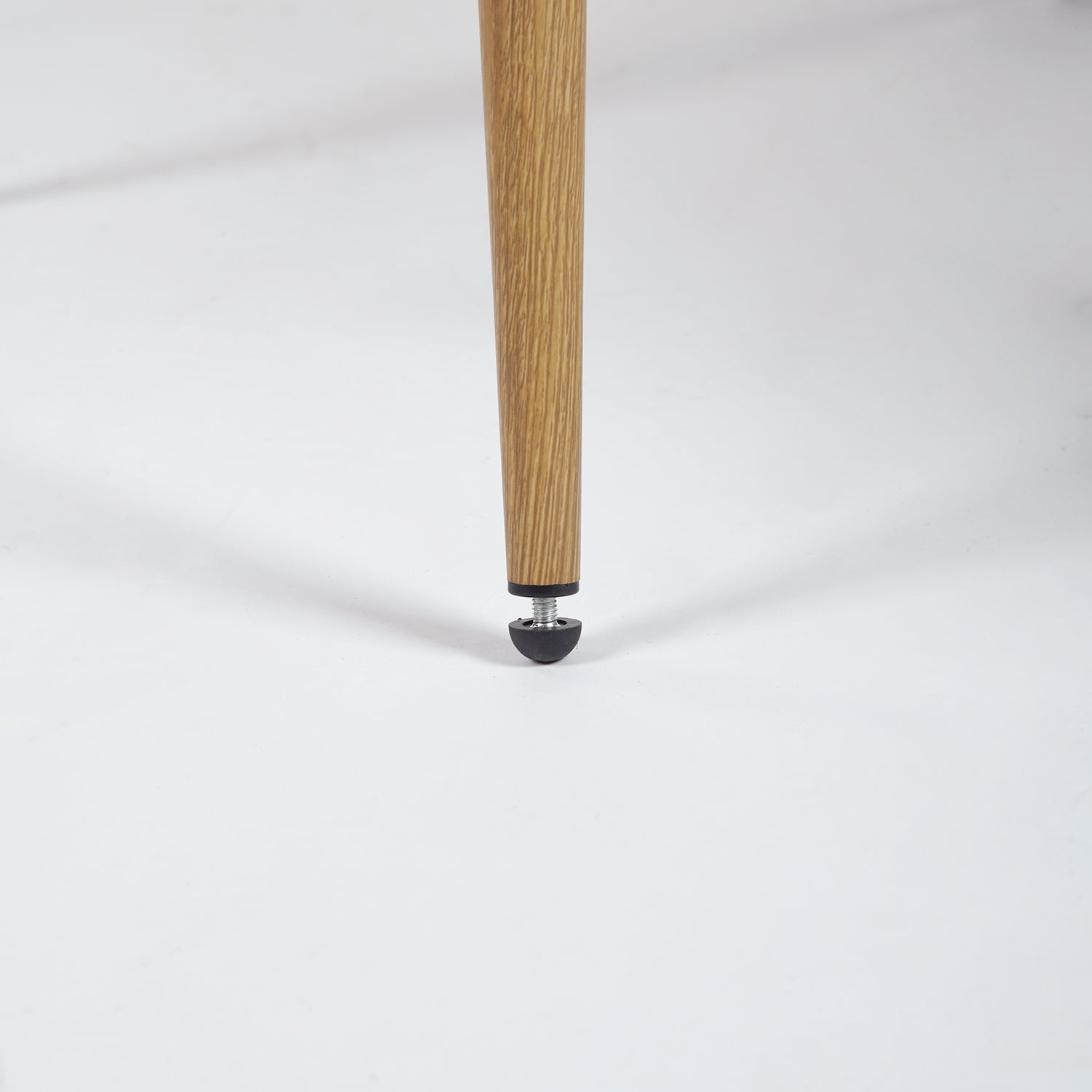 Open Box Homy Casa HASEEB Counter Fabric Swivel Barstool Grey Oak Leg 18.3" x 19.9" x 37" Modern Seating