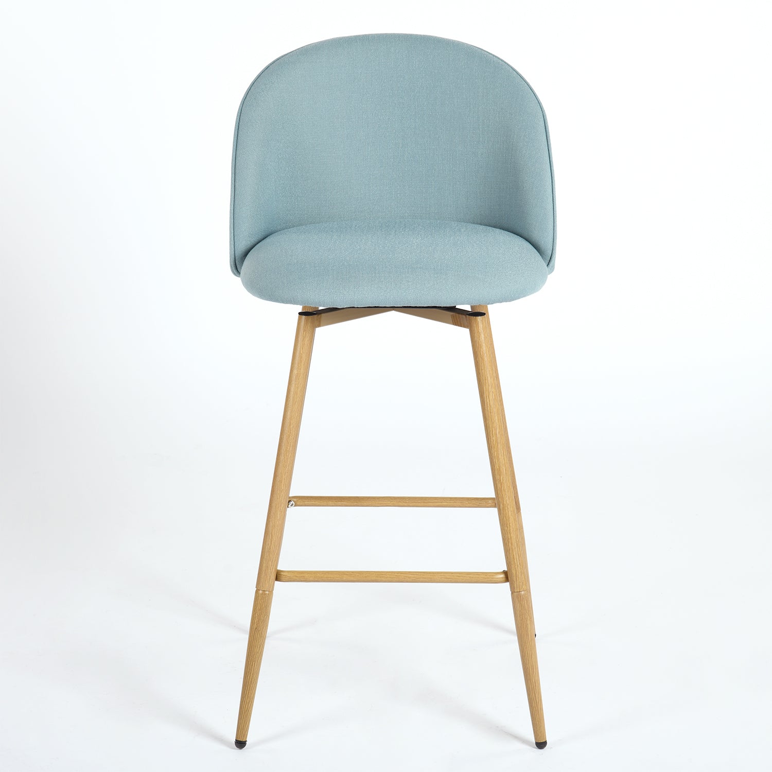 Homy Casa HASEEB Counter Fabric Swivel Barstool 18.3" x 19.9" x 37"  for Kitchen Island or Bar Open Box