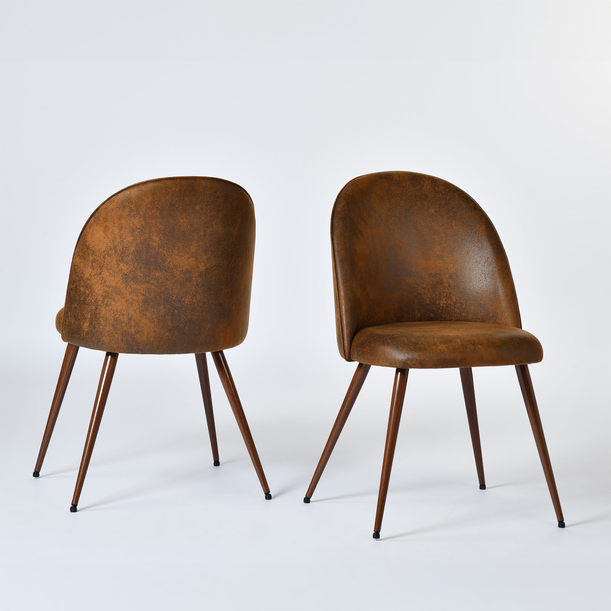 Lancelot 5 Piece Walnut & Haven Upholstered Dining Set