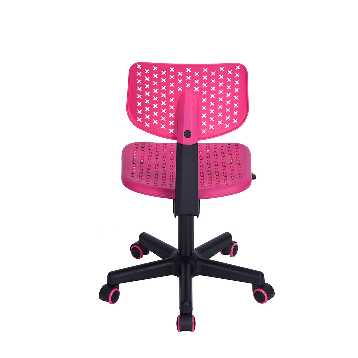 Irene Adjustable Swivel Study Chair with Ergonomic Design Pink