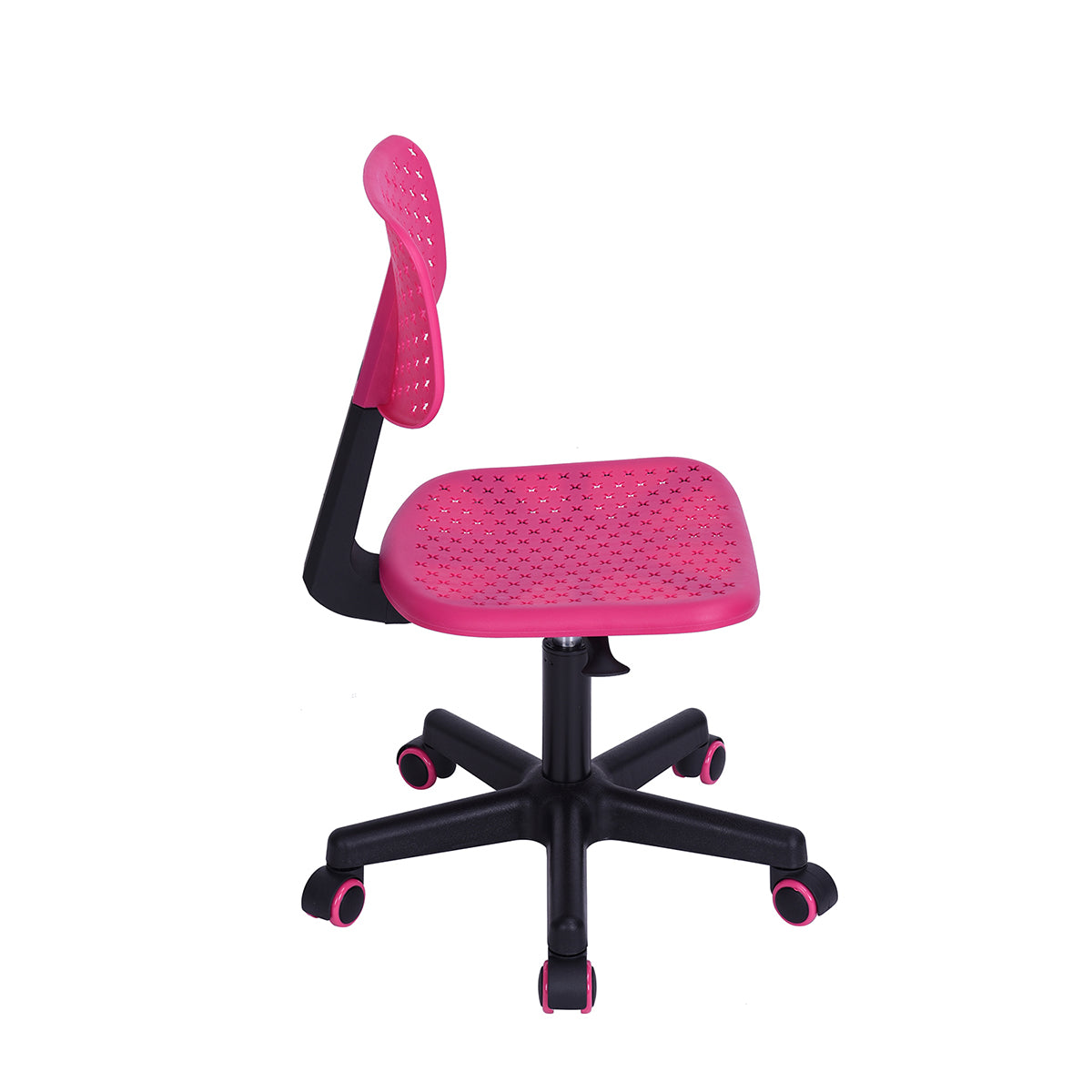 Irene Adjustable Swivel Study Chair with Ergonomic Design Pink