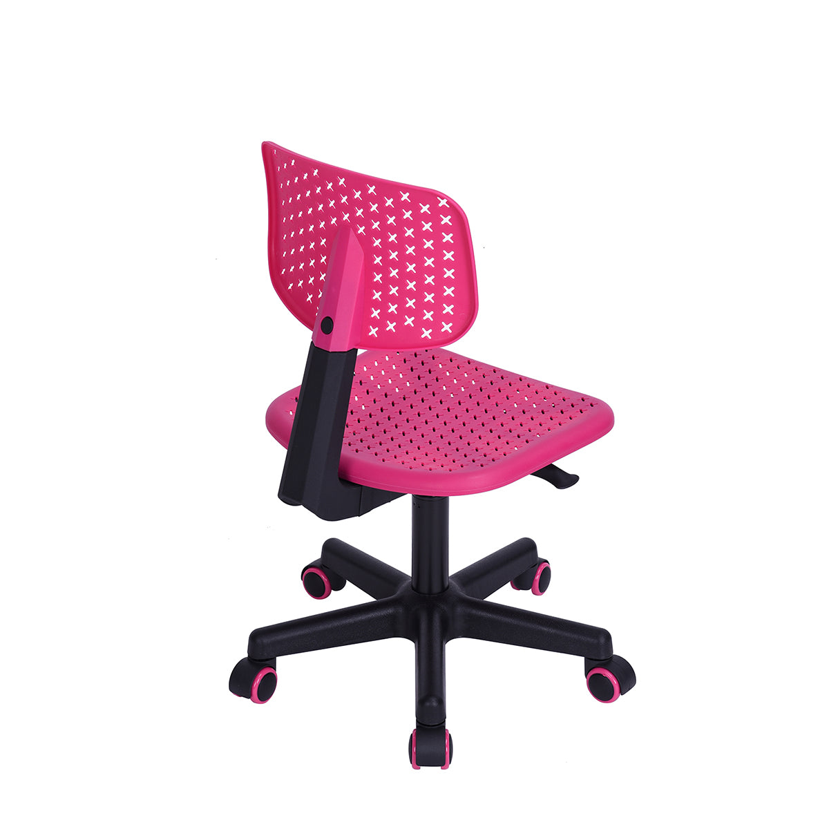 Irene Adjustable Swivel Study Chair with Ergonomic Design Pink
