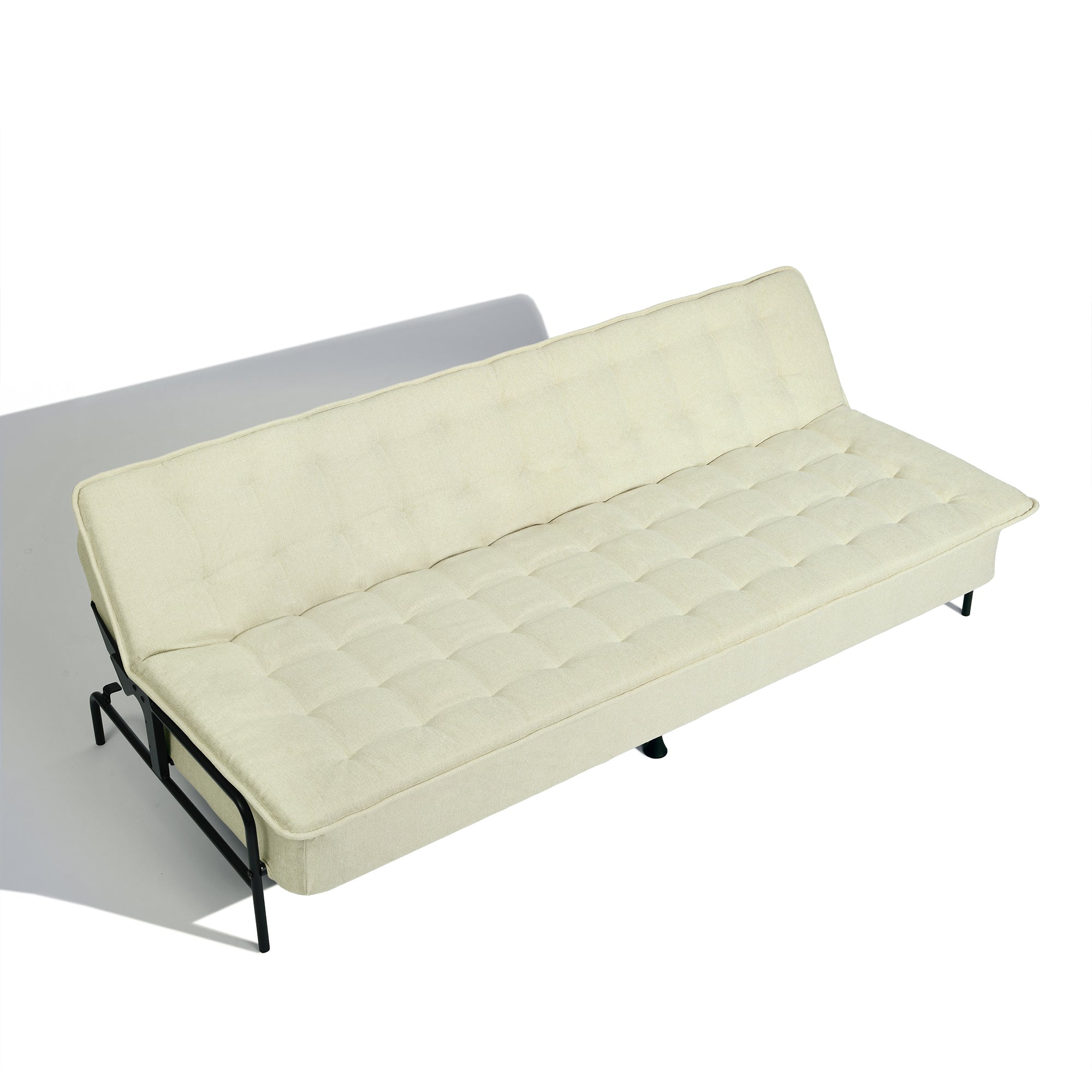Homy Casa JAKO 77" 3 Seater Sofa Bed Convertible Sleeper, Beige