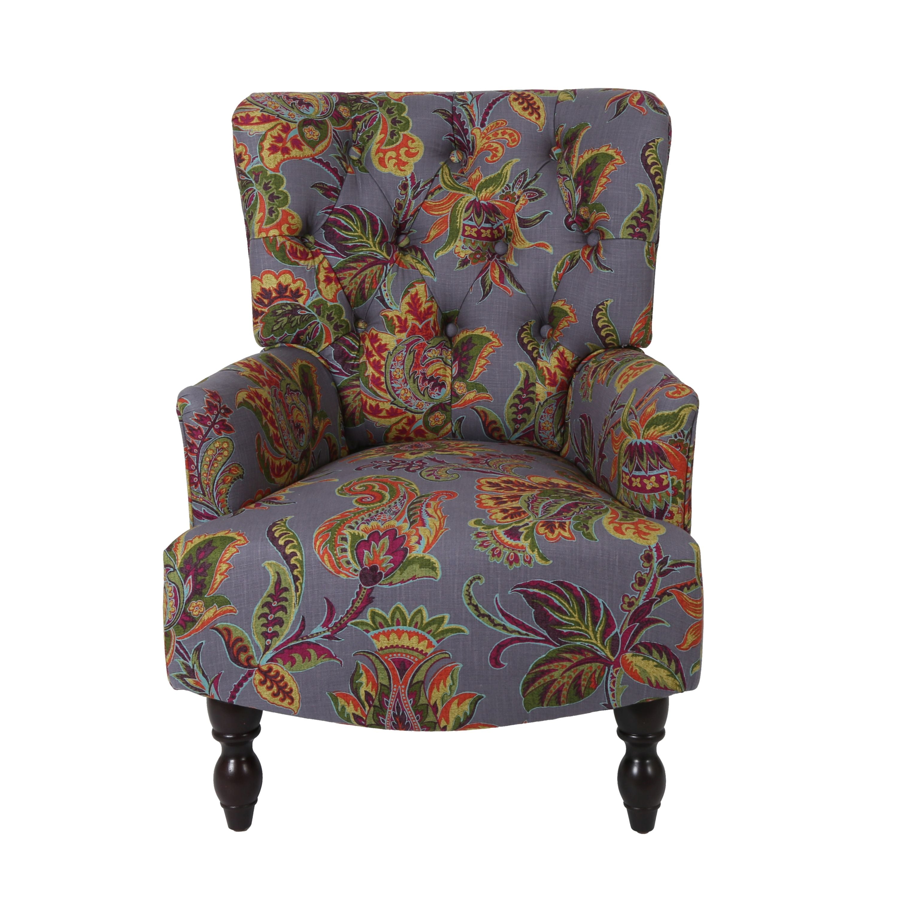 Open Box Homy Casa JOVANNI PATTERN A Leisure Chair "27.8'' W x 31.5'' D x 38.4'' H" Modern Comfort Armchair for Living Room, Bedroom, Office