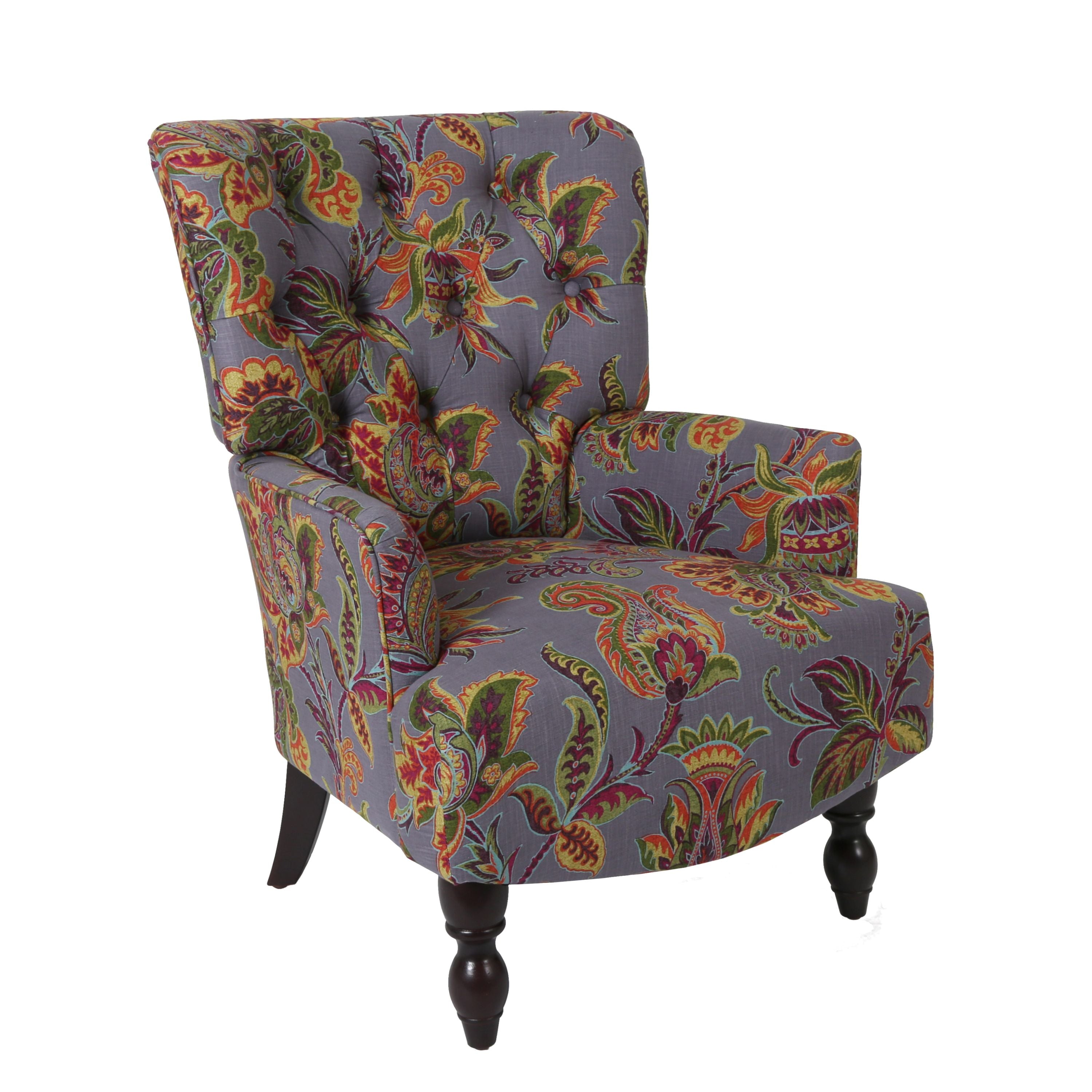 Open Box Homy Casa JOVANNI PATTERN A Leisure Chair "27.8'' W x 31.5'' D x 38.4'' H" Modern Comfort Armchair for Living Room, Bedroom, Office