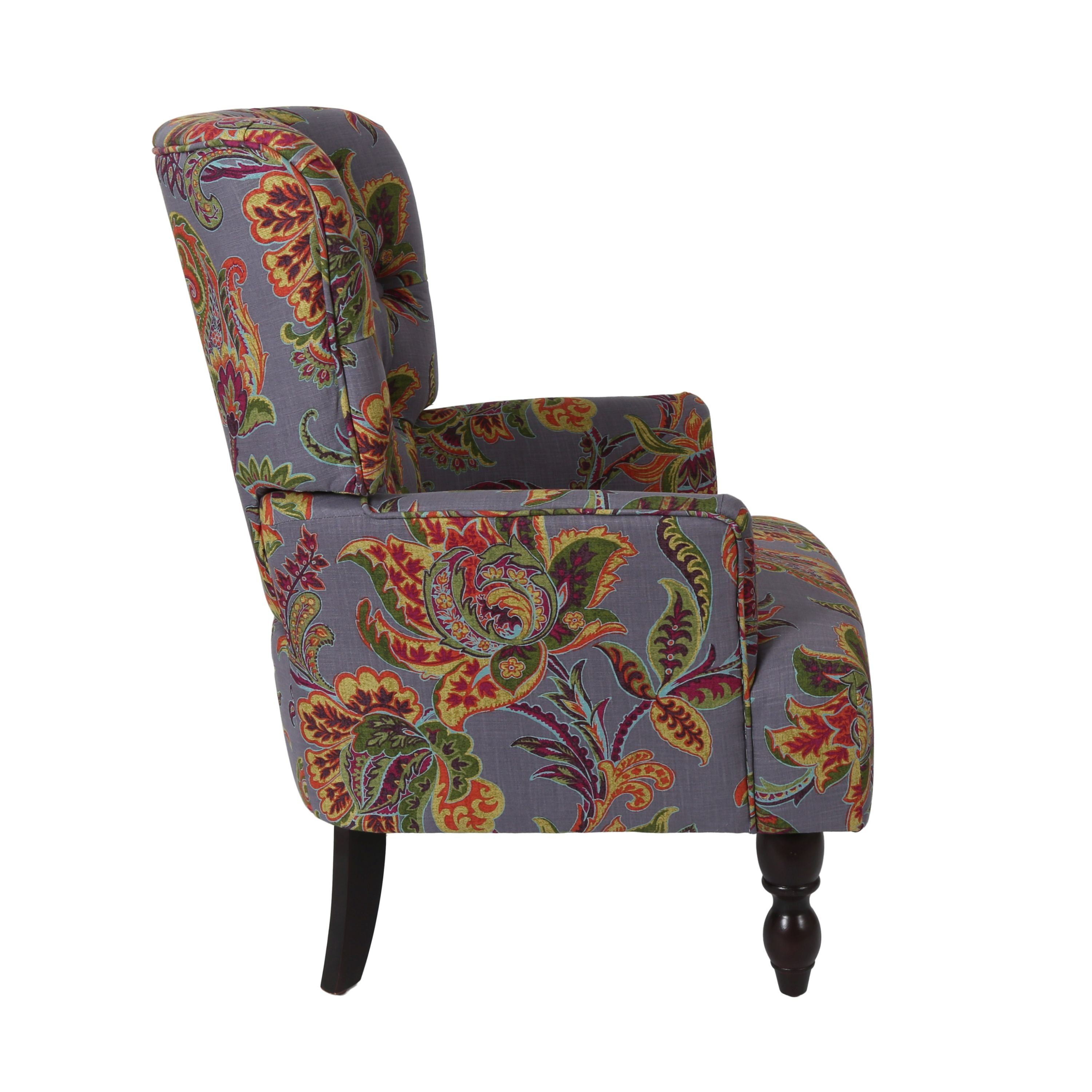 Open Box Homy Casa JOVANNI PATTERN A Leisure Chair "27.8'' W x 31.5'' D x 38.4'' H" Modern Comfort Armchair for Living Room, Bedroom, Office