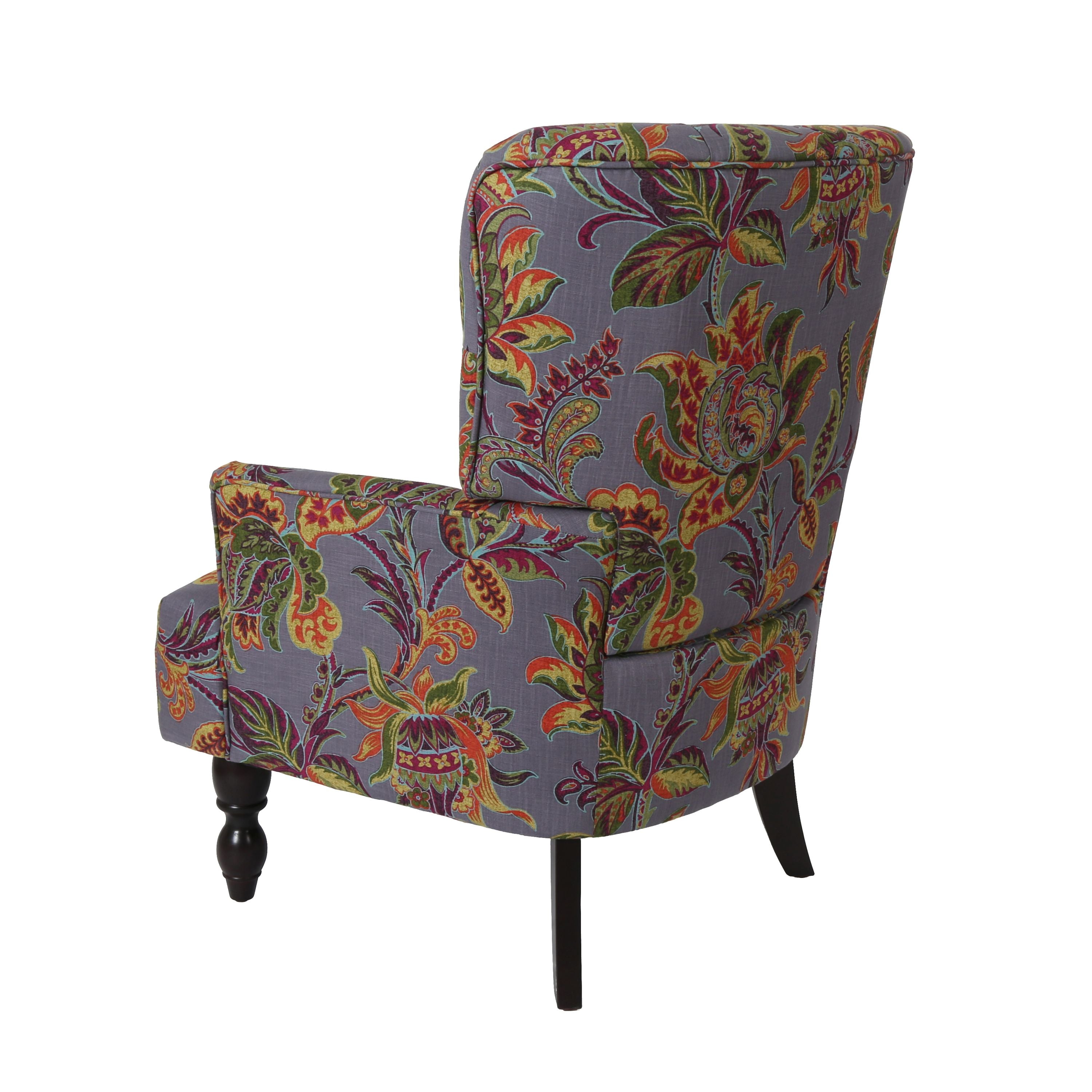 Open Box Homy Casa JOVANNI PATTERN A Leisure Chair "27.8'' W x 31.5'' D x 38.4'' H" Modern Comfort Armchair for Living Room, Bedroom, Office