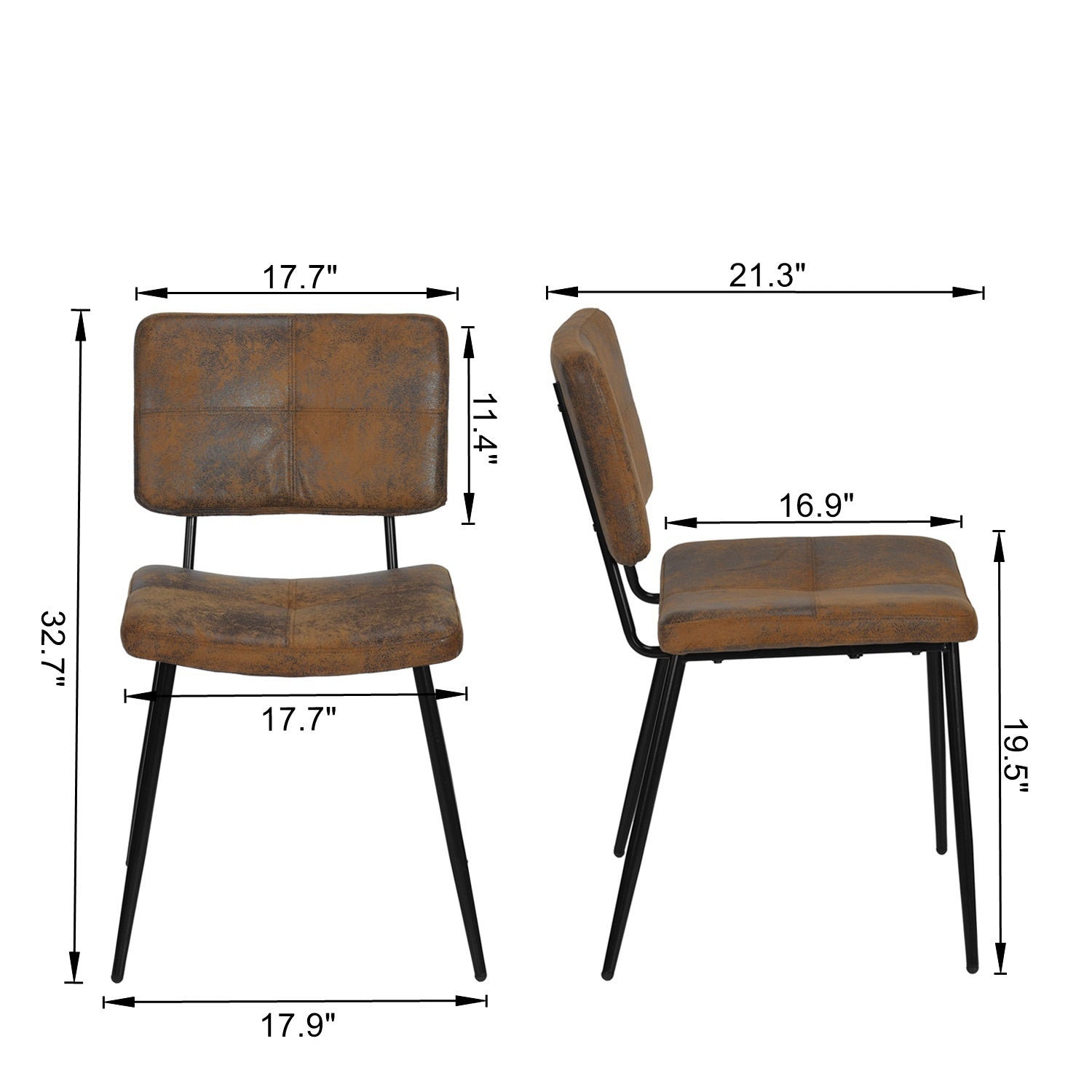 Pomona Upholstered Dining Chairs Set of 4