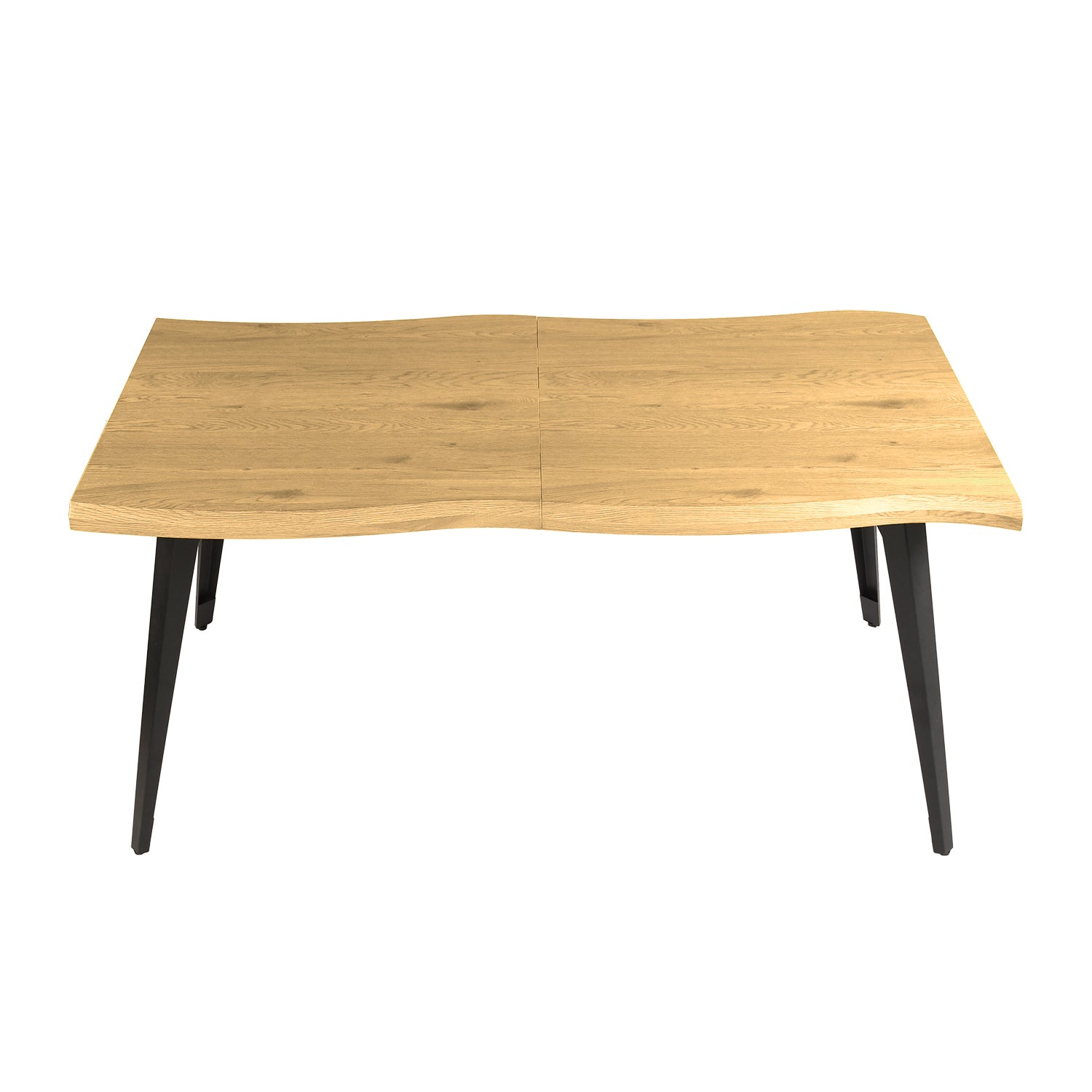 Homy Casa LANCELOT KD NATURAL 63" Dining Table for Home and Workspace Open Box