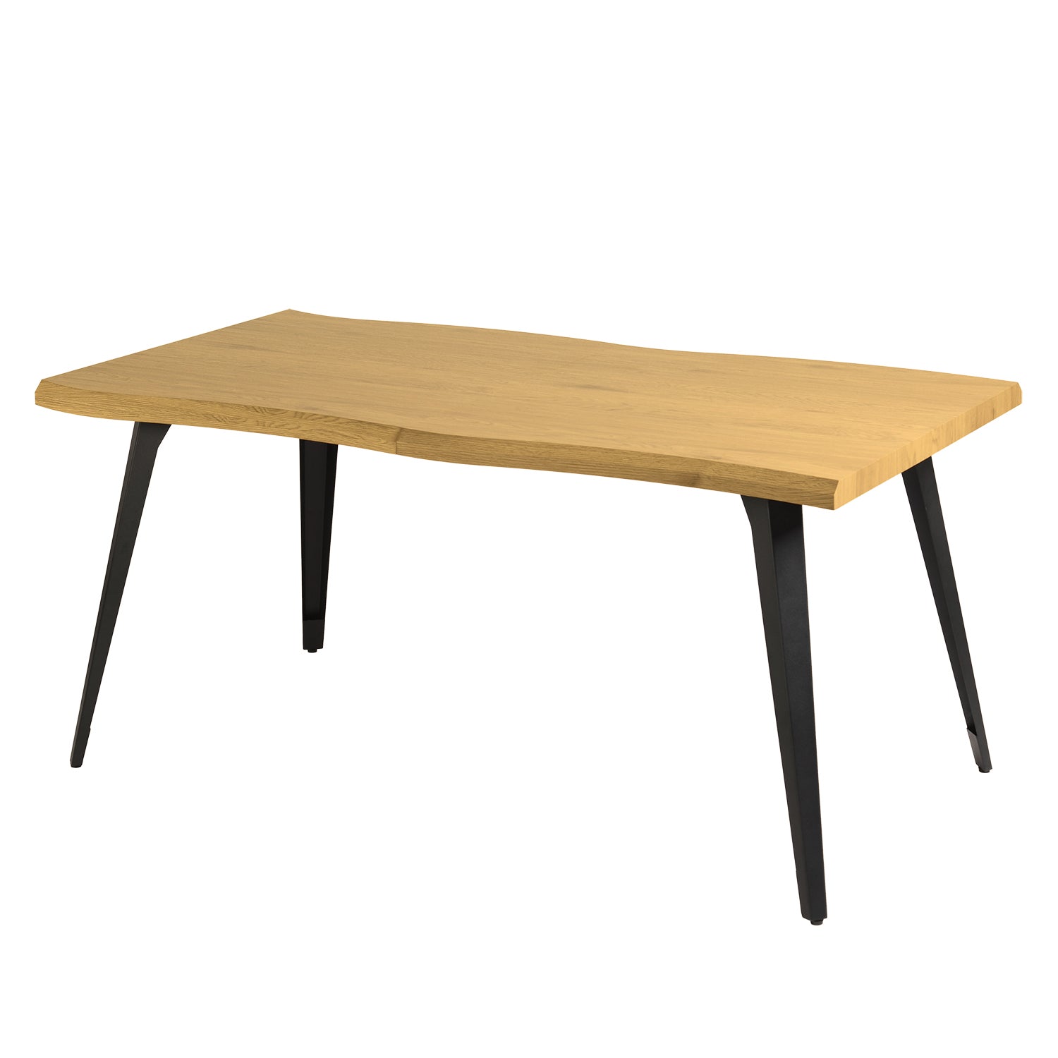 Homy Casa LANCELOT KD NATURAL 63" Dining Table for Home and Workspace Open Box