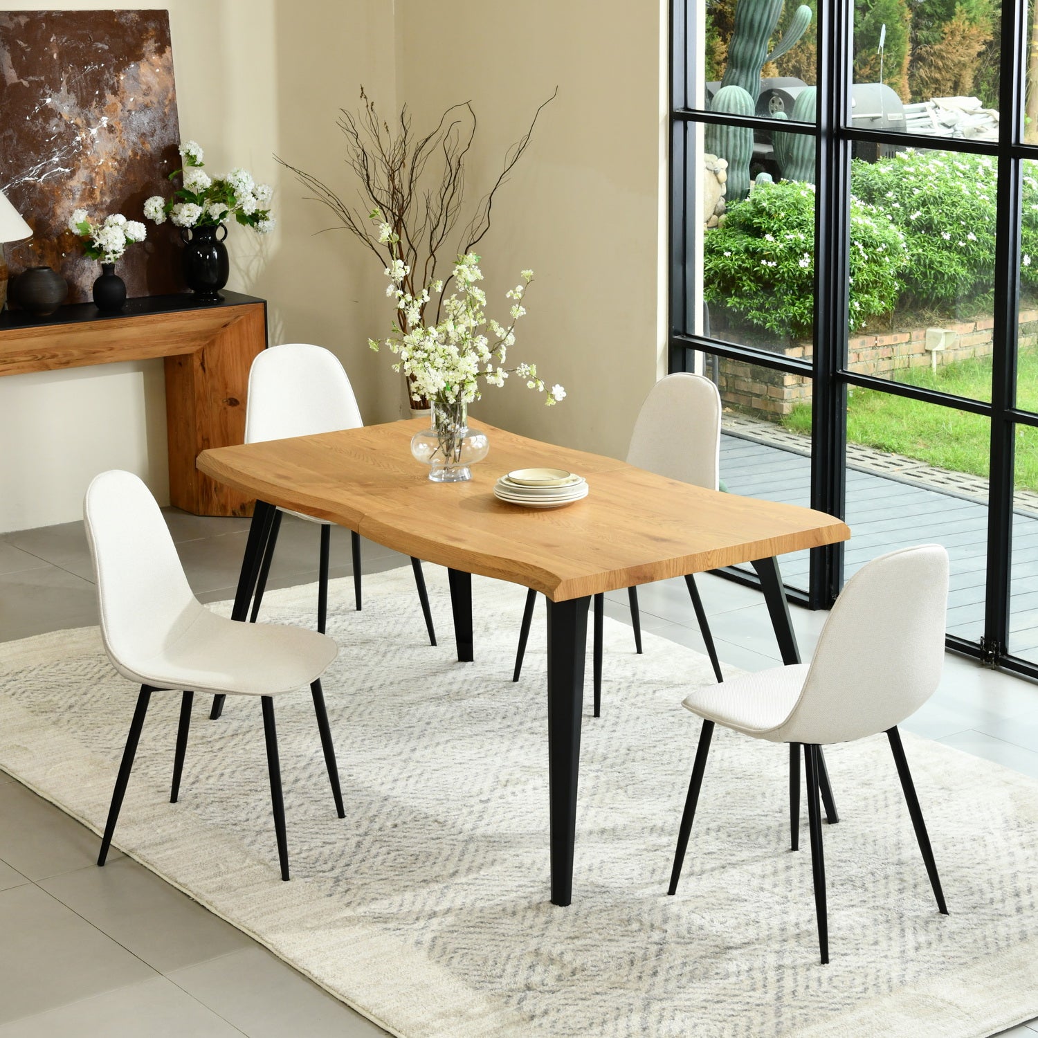 Lancelot Modern wooden Dining Table