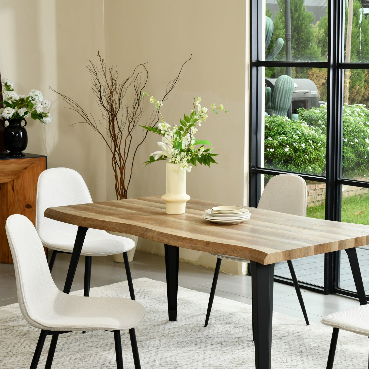 Lancelot Modern wooden Dining Table