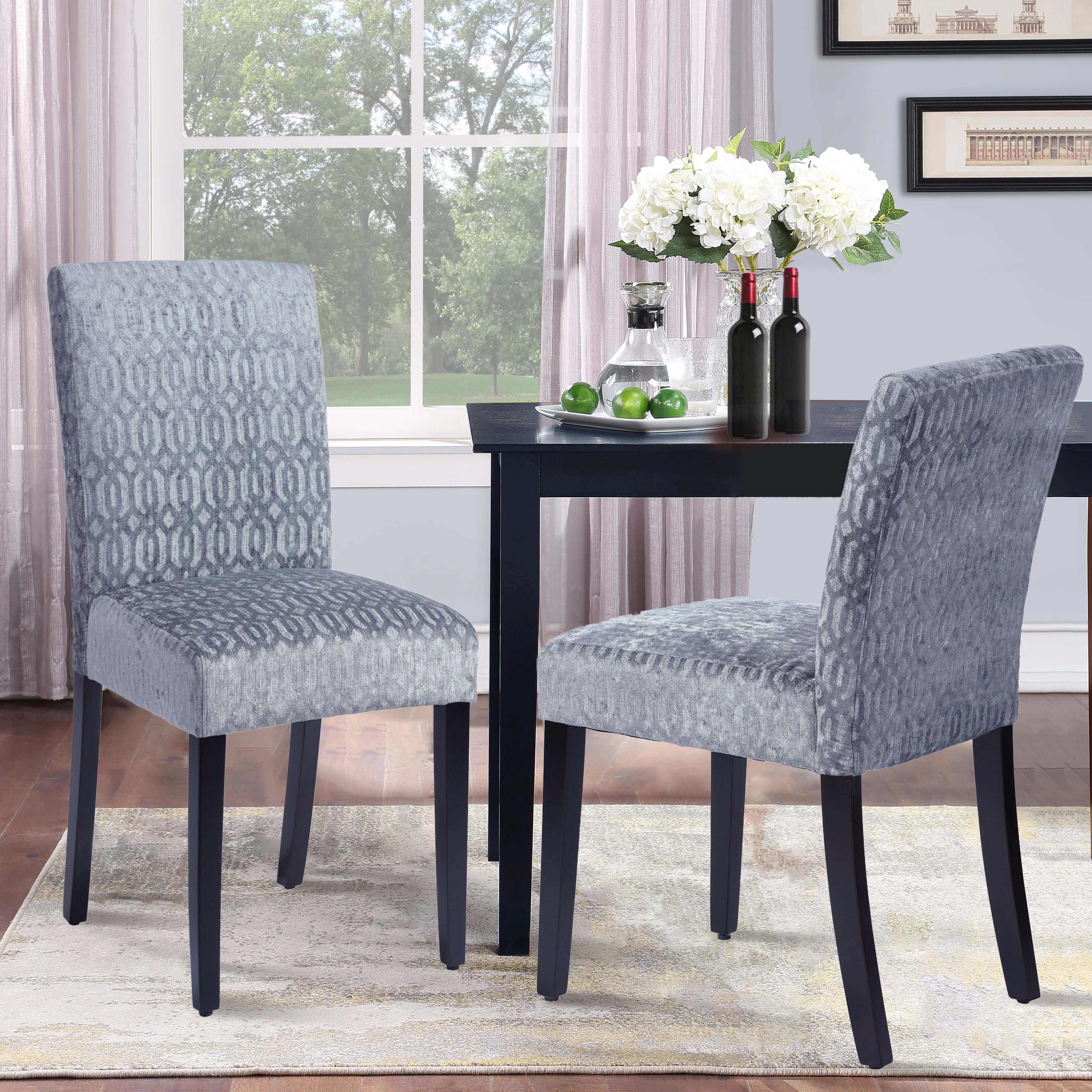 Homy Casa LOWE DG 2-Pack Parsons Dining Chairs "17.91" W x 23.82" D x 34.45" H for Dining Room Seating Open Box