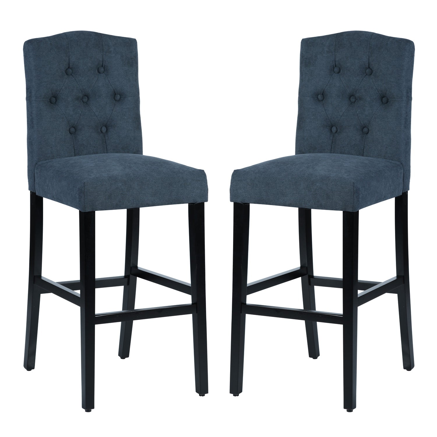 Homy Casa LUNON HIGH BAR NB 2-Pack "18.11" W x 21.26" D x 46.06" H High Barstools for Home Bar Seating Open Box