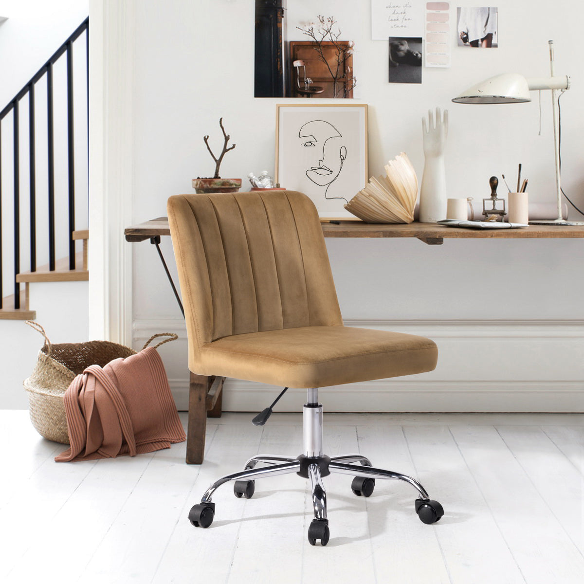 Homy Casa MAKER KHAKI Office Chair Open Box