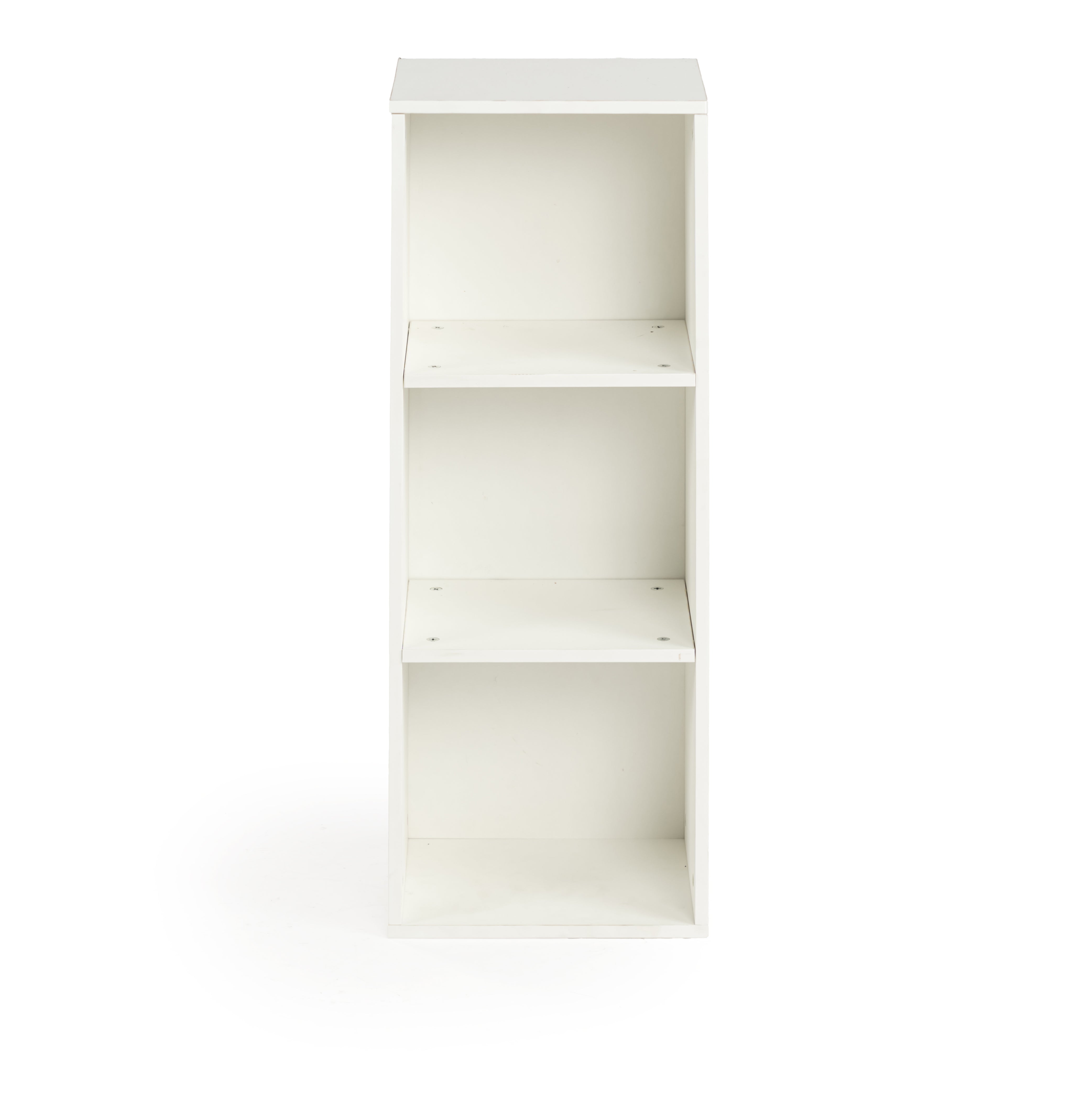 Homy Casa MANDI III 3PC Modular 3-Tier Bookcase Set Stackable Storage Shelves for Living Room Bedroom Office
