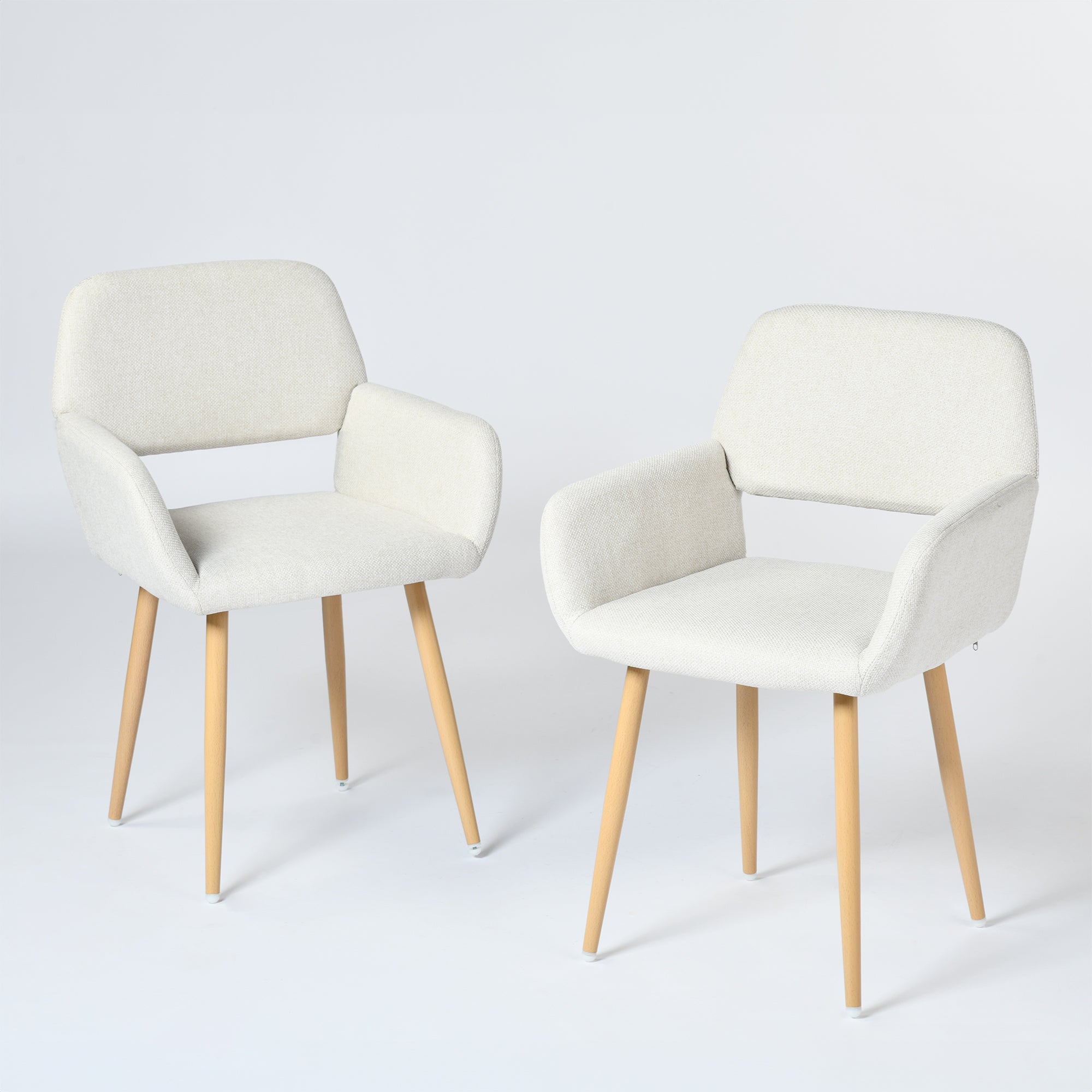 Lancelot 5 Piece Oak & Mayfair Upholstered Dining Set