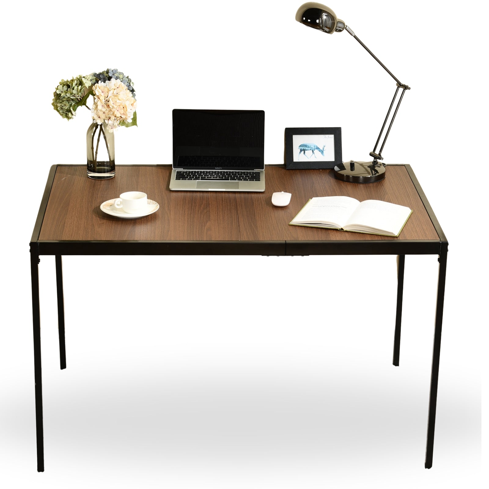 Homy Casa MILLIKEN 47" Espresso Dining Table Open Box