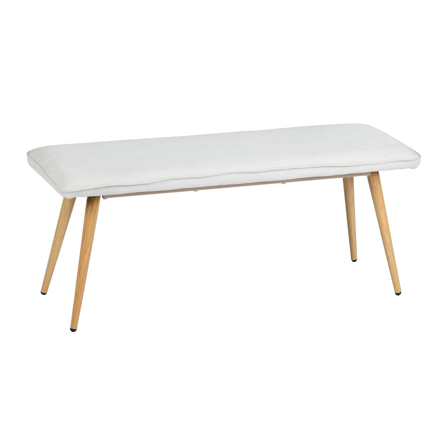Nuhu Bedroom Mid-Century Modern Upholstered Long Bench -  Homy Casa