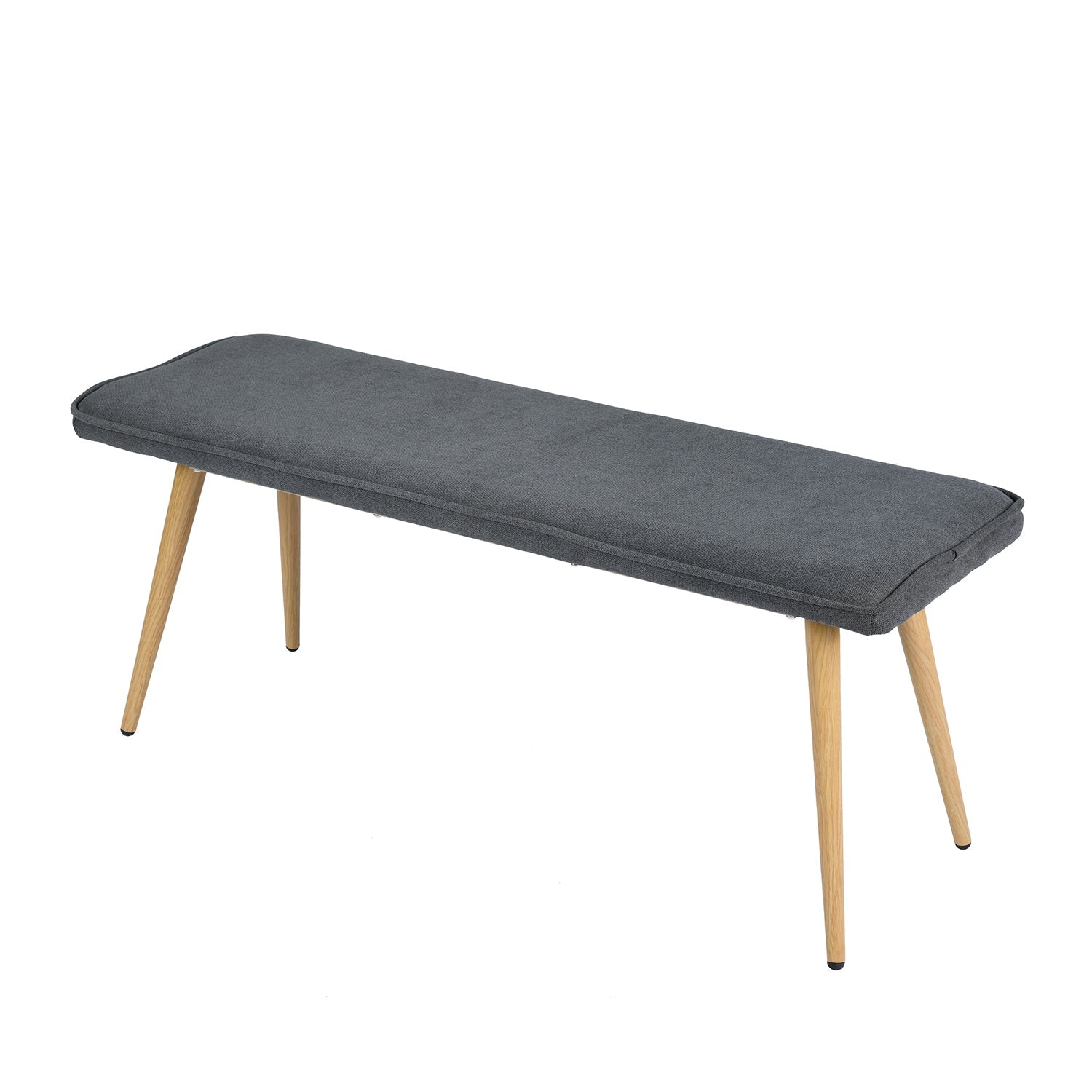 Nuhu Bedroom Mid-Century Modern Upholstered Long Bench - HOMY CASA