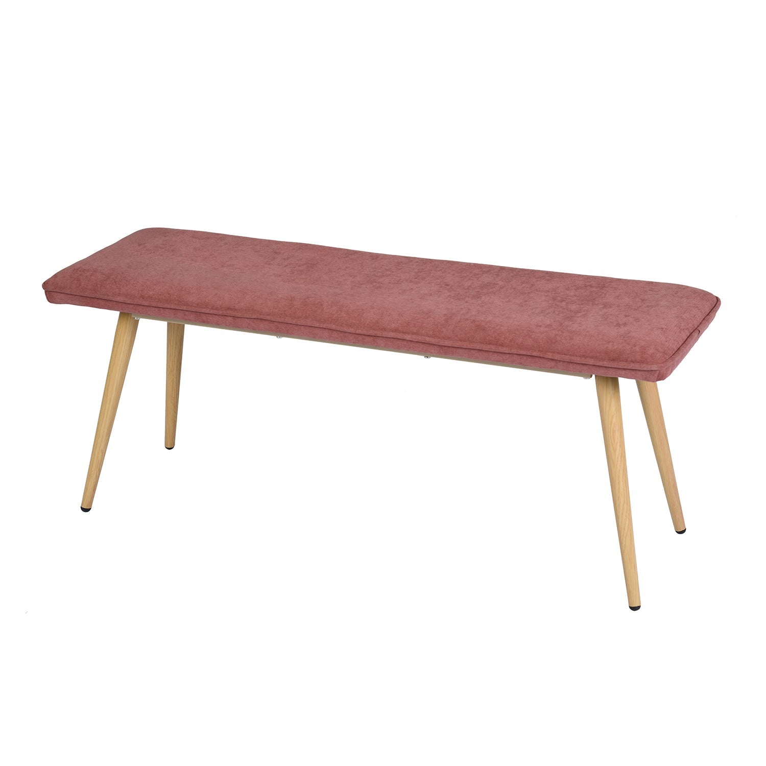 Nuhu Bedroom Mid-Century Modern Upholstered Long Bench -  Homy Casa