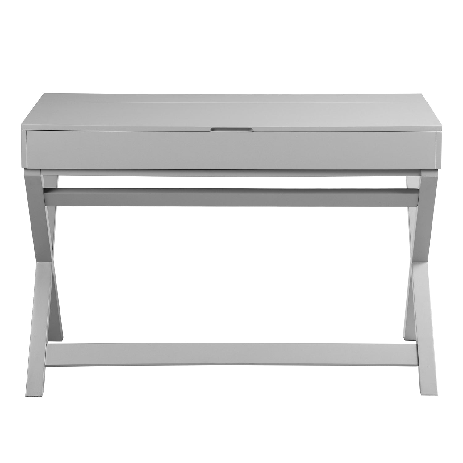 Homy Casa PARCA GREY "44.09 x 20.08" Modern Office Desk for Home Workspace Open Box