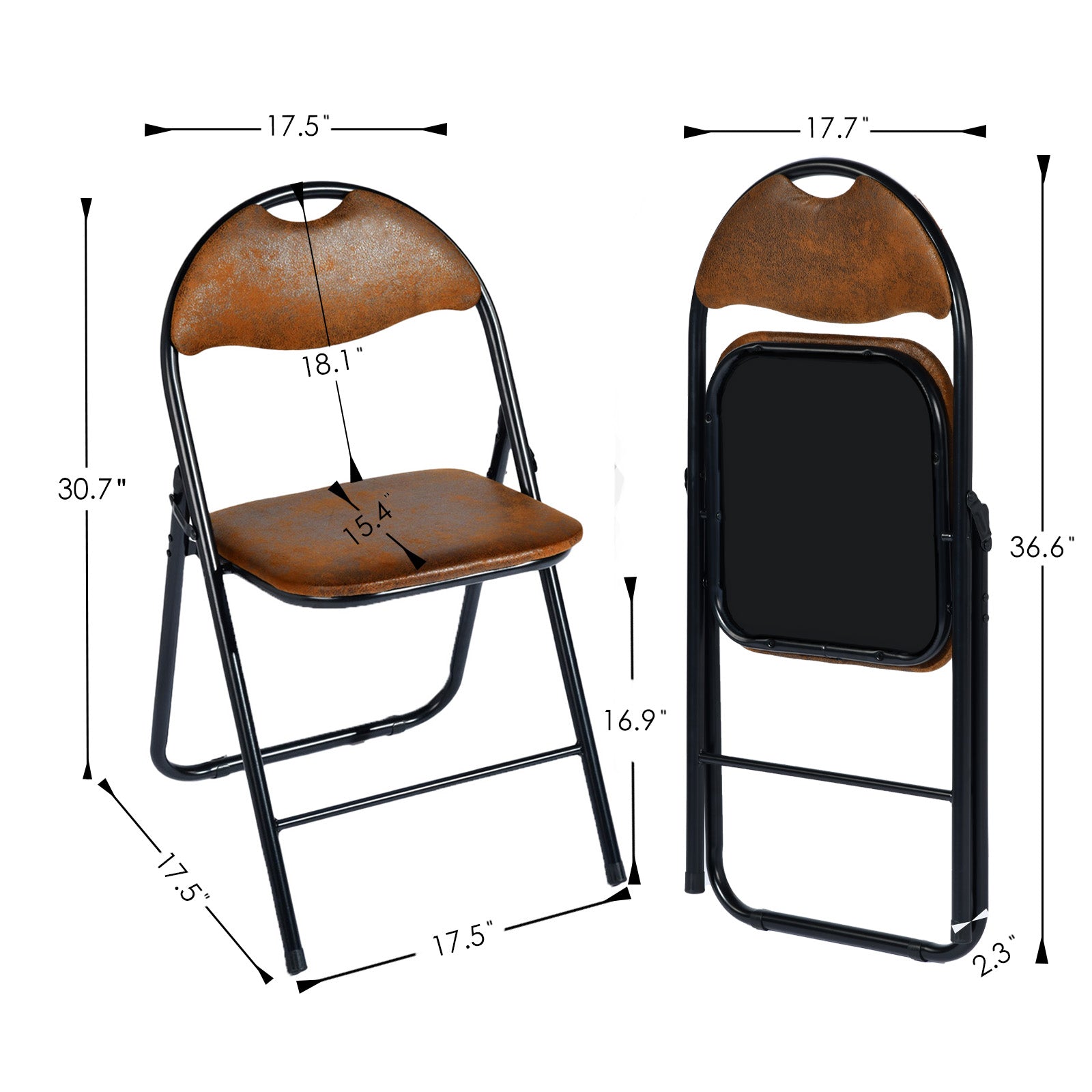 Fontana 5 Piece Expresso Brown & Peacock Folding Dining Set