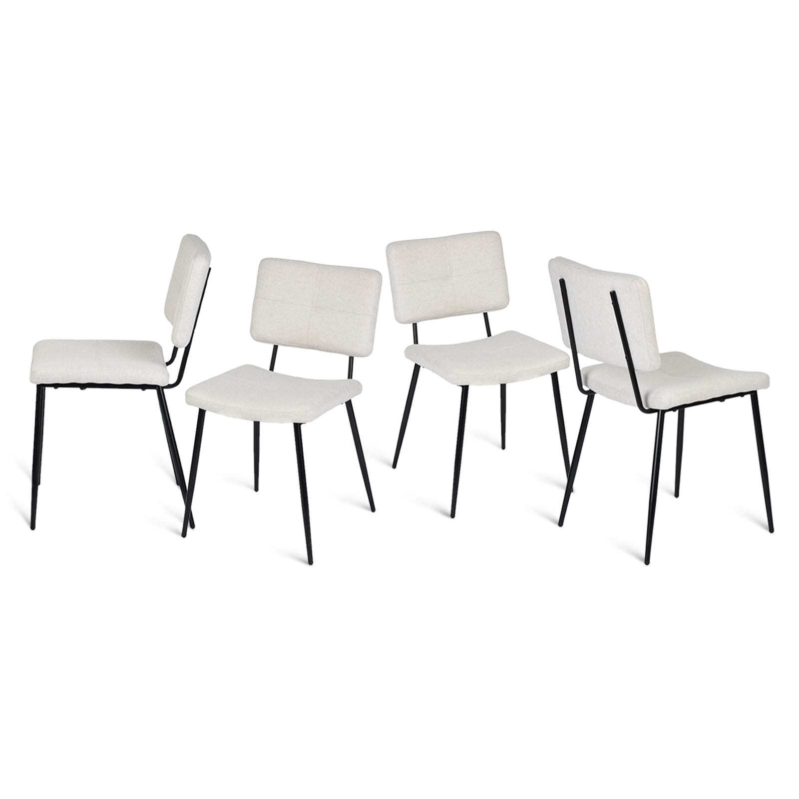 Pomona Upholstered Dining Chairs Set of 4