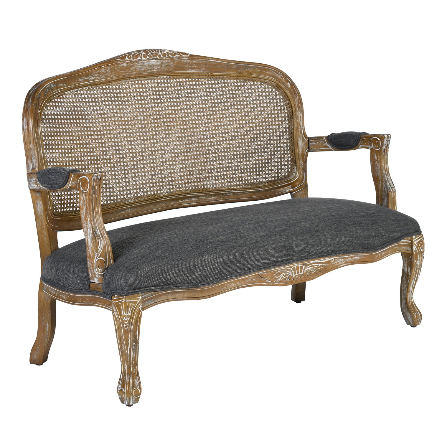 Homy Casa RAYNNE 51.6" W x 28" D x 37.6" H Office Chair Sofa Bench