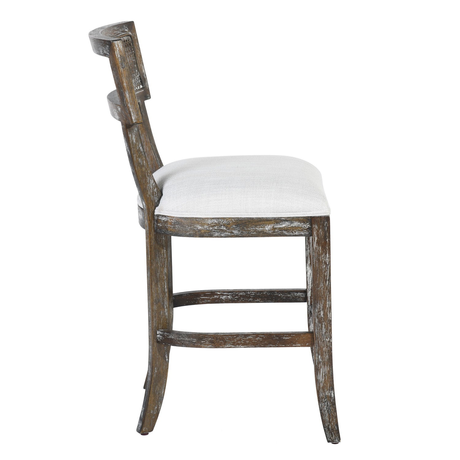 Homy Casa RIKKI MIDDLE BAR 19.69" W x 25.2" D x 39.17" H Bar Stool Chair for Home and Workspace