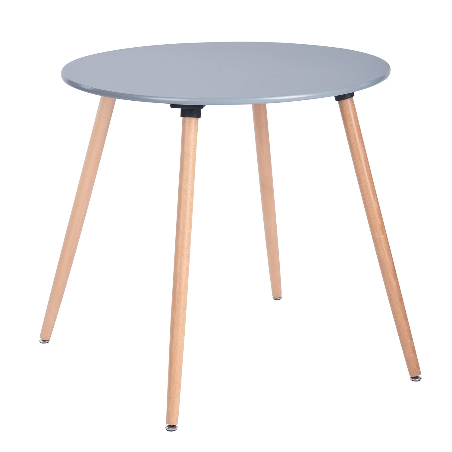 Homy Casa ROOKIE ROUND TOP GREY A 31.5" Dining Table for Home and Workspace Open Box