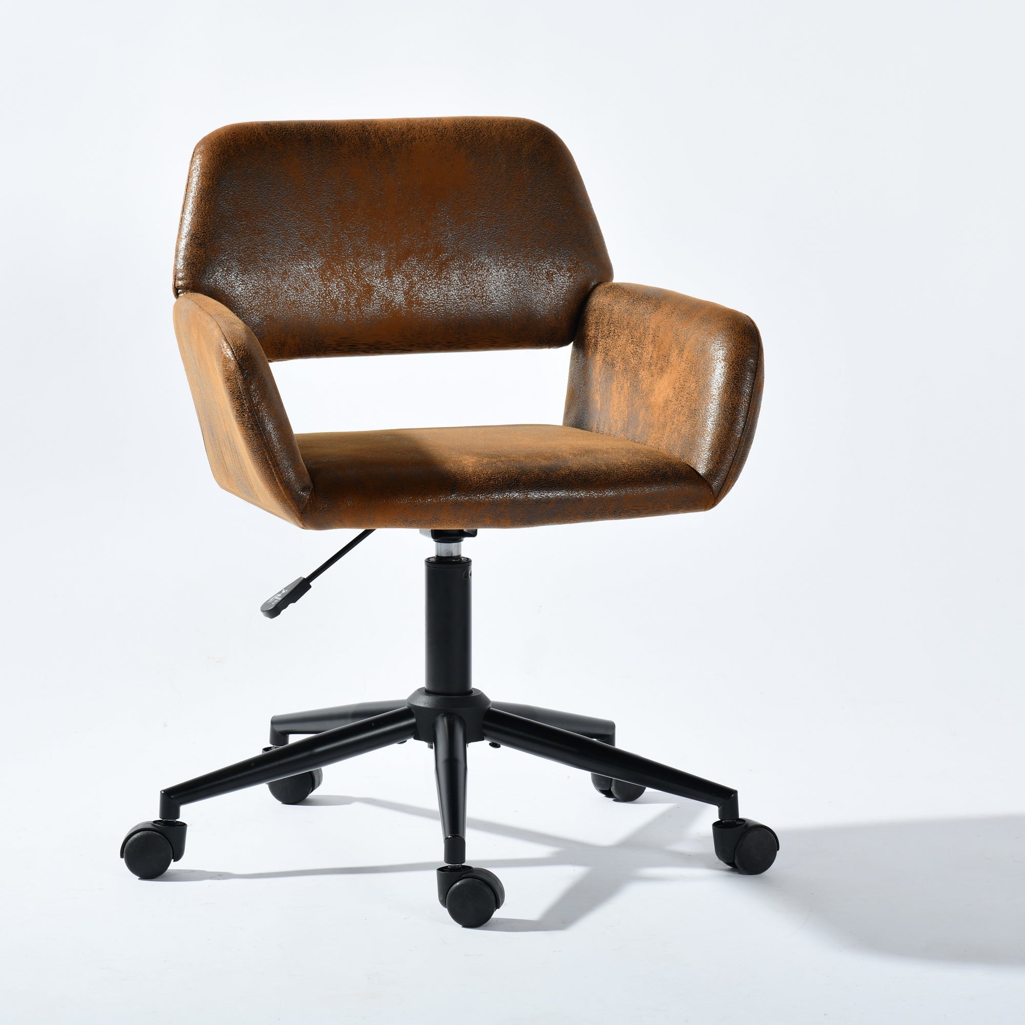 Ross Ergonomic Upholstered Office Chair with Metal Legs